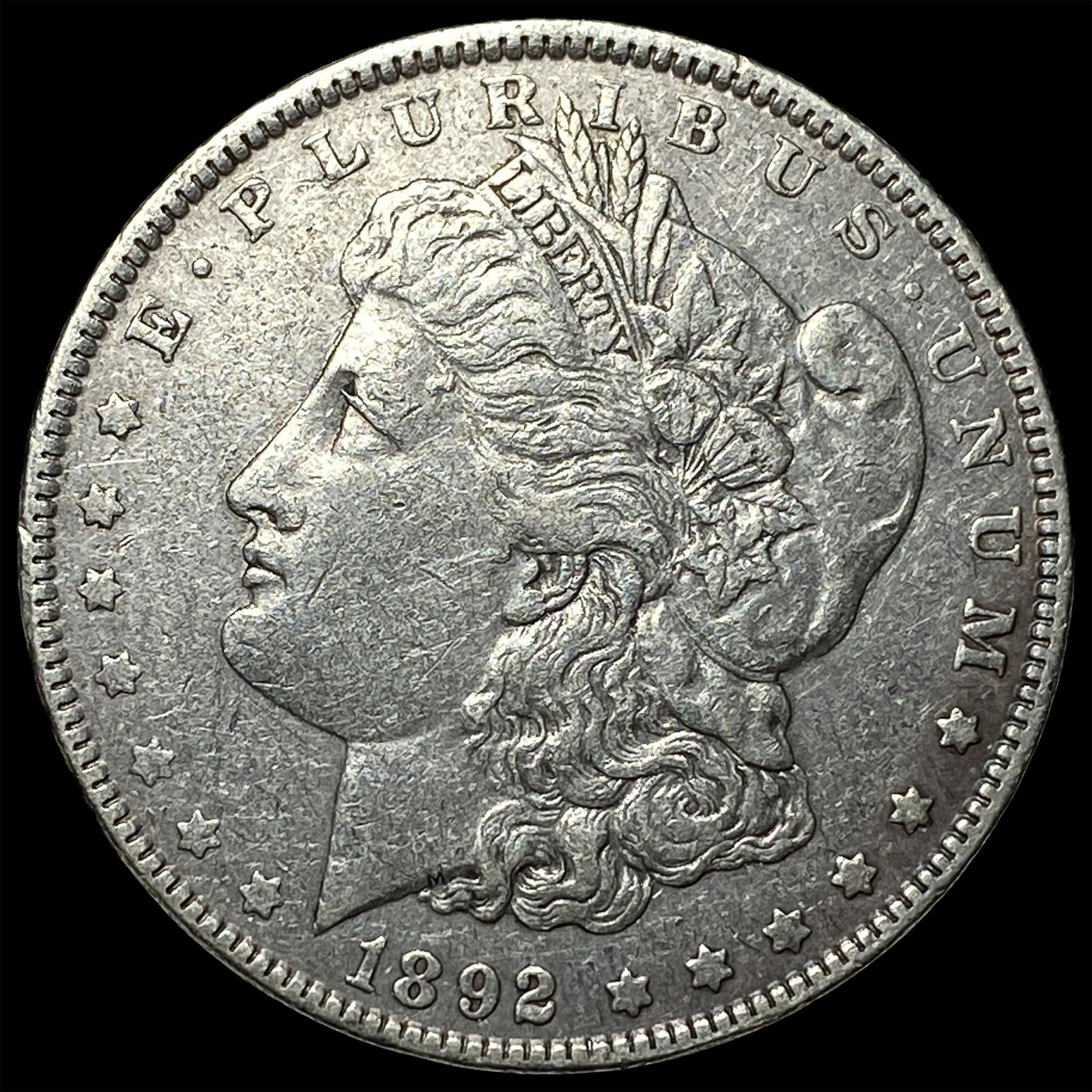 1892 Morgan Silver Dollar CLOSELY UNCIRCULATED (1 of 2)