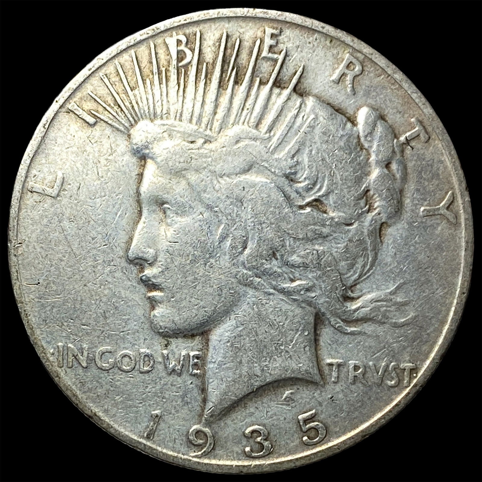 1935 Silver Peace Dollar LIGHTLY CIRCULATED: 1935 Silver Peace Dollar LIGHTLY CIRCULATED
