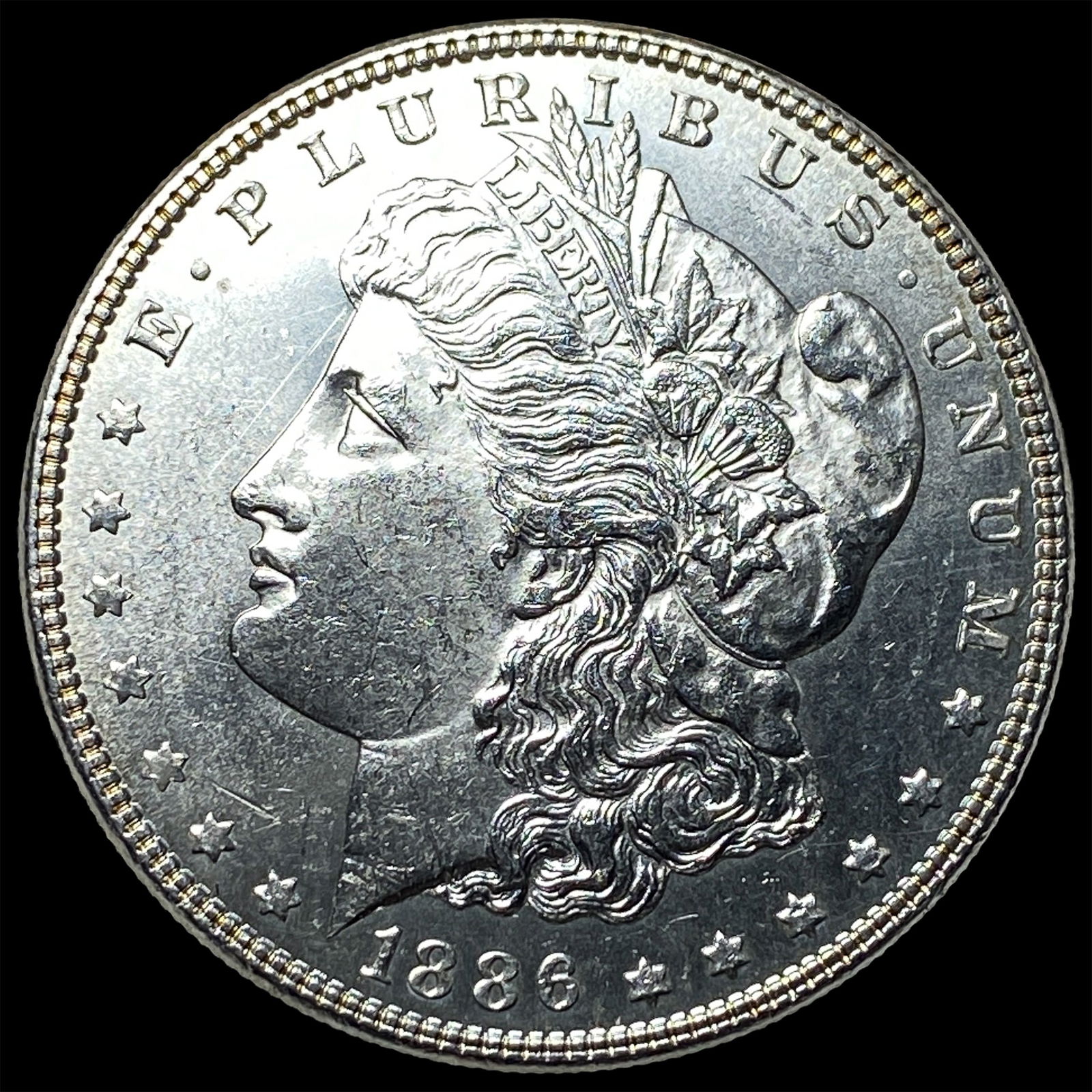 1886 Morgan Silver Dollar CHOICE BU: 1886 Morgan Silver Dollar CHOICE BU