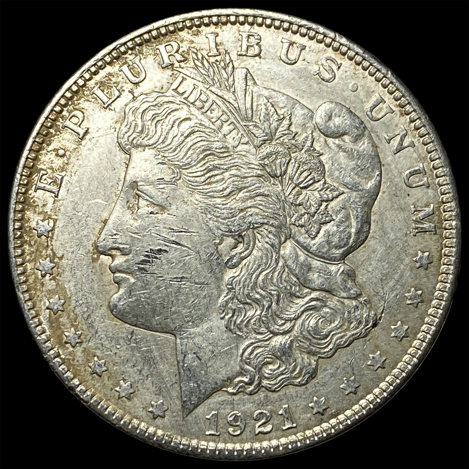 1921 Silver Morgan Dollar CLOSELY UNCIRCULATED: 1921 Silver Morgan Dollar CLOSELY UNCIRCULATED