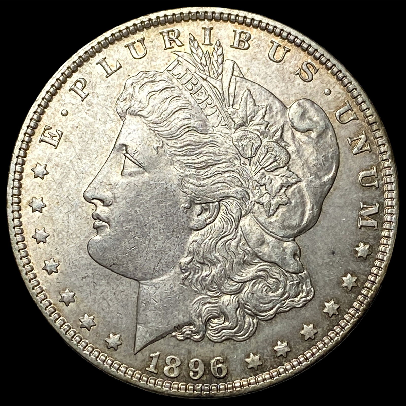 1896 Morgan Silver Dollar CLOSELY UNCIRCULATED: 1896 Morgan Silver Dollar CLOSELY UNCIRCULATED