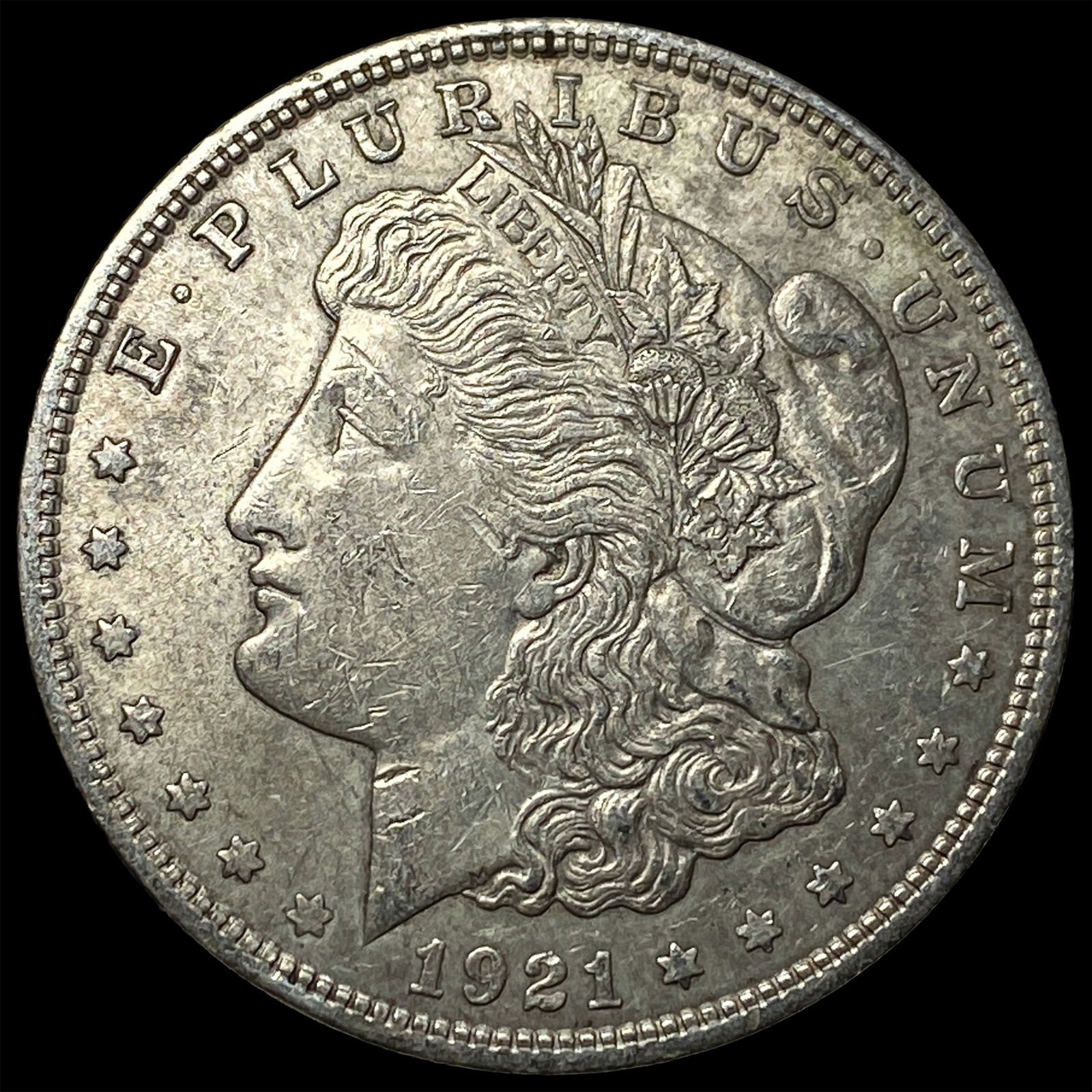 1921 Silver Morgan Dollar CLOSELY UNCIRCULATED: 1921 Silver Morgan Dollar CLOSELY UNCIRCULATED
