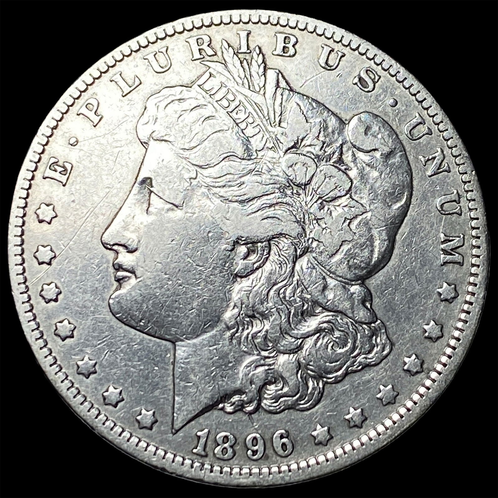 1896-O Silver Morgan Dollar ABOUT UNCIRCULATED: 1896-O Silver Morgan Dollar ABOUT UNCIRCULATED