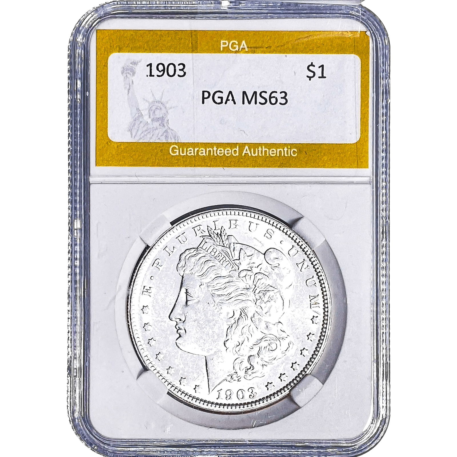 1903 Morgan Silver Dollar PGA MS63: 1903 Morgan Silver Dollar PGA MS63