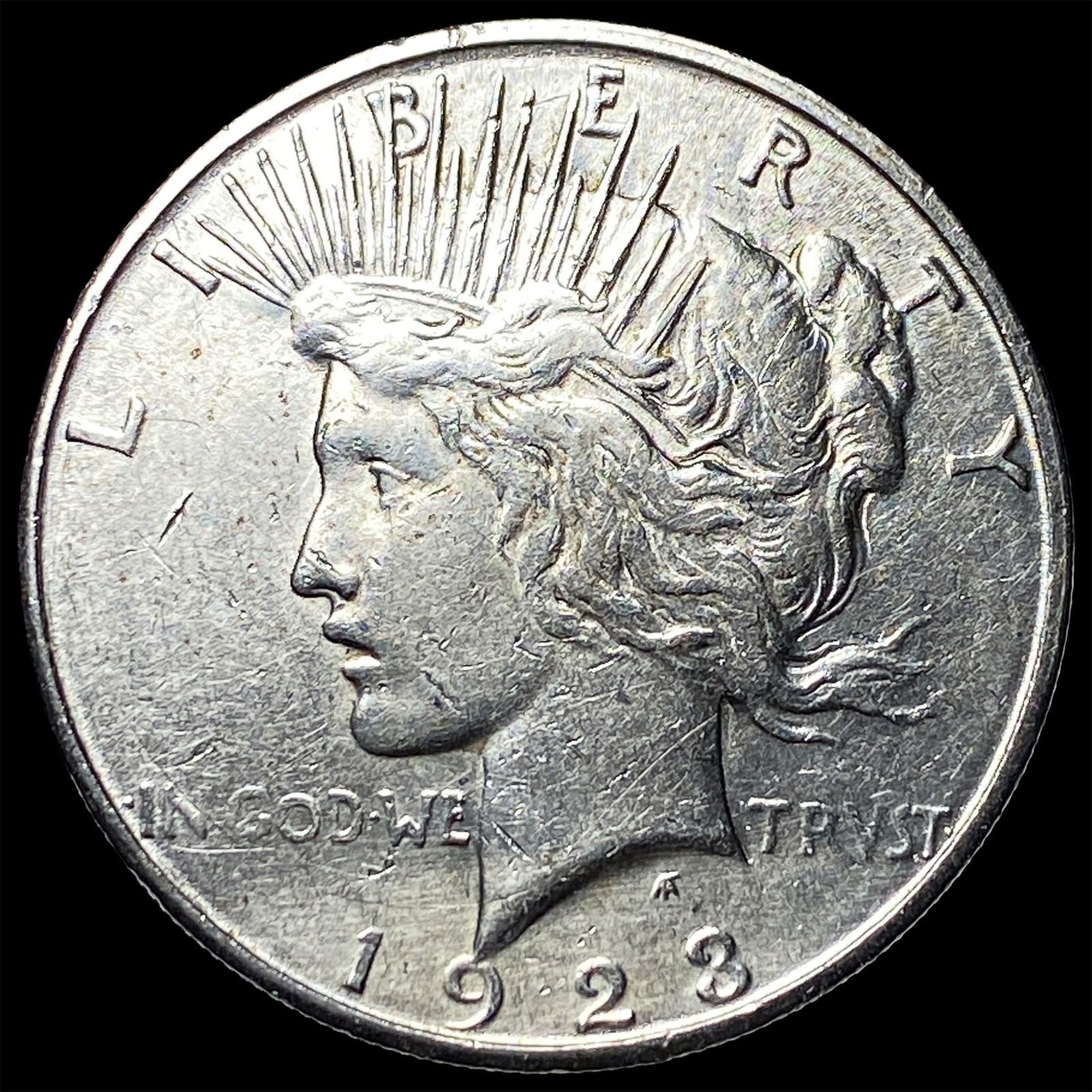 1923 Silver Peace Dollar CLOSELY UNCIRCULATED: 1923 Silver Peace Dollar CLOSELY UNCIRCULATED