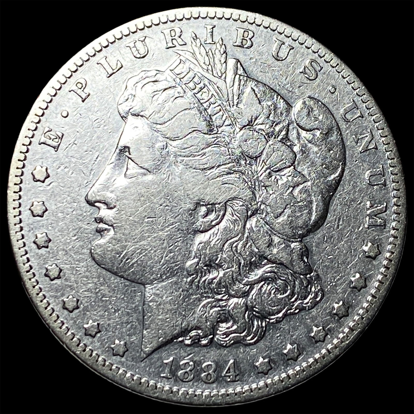 1884-O Silver Morgan Dollar CLOSELY UNCIRCULATED: 1884-O Silver Morgan Dollar CLOSELY UNCIRCULATED