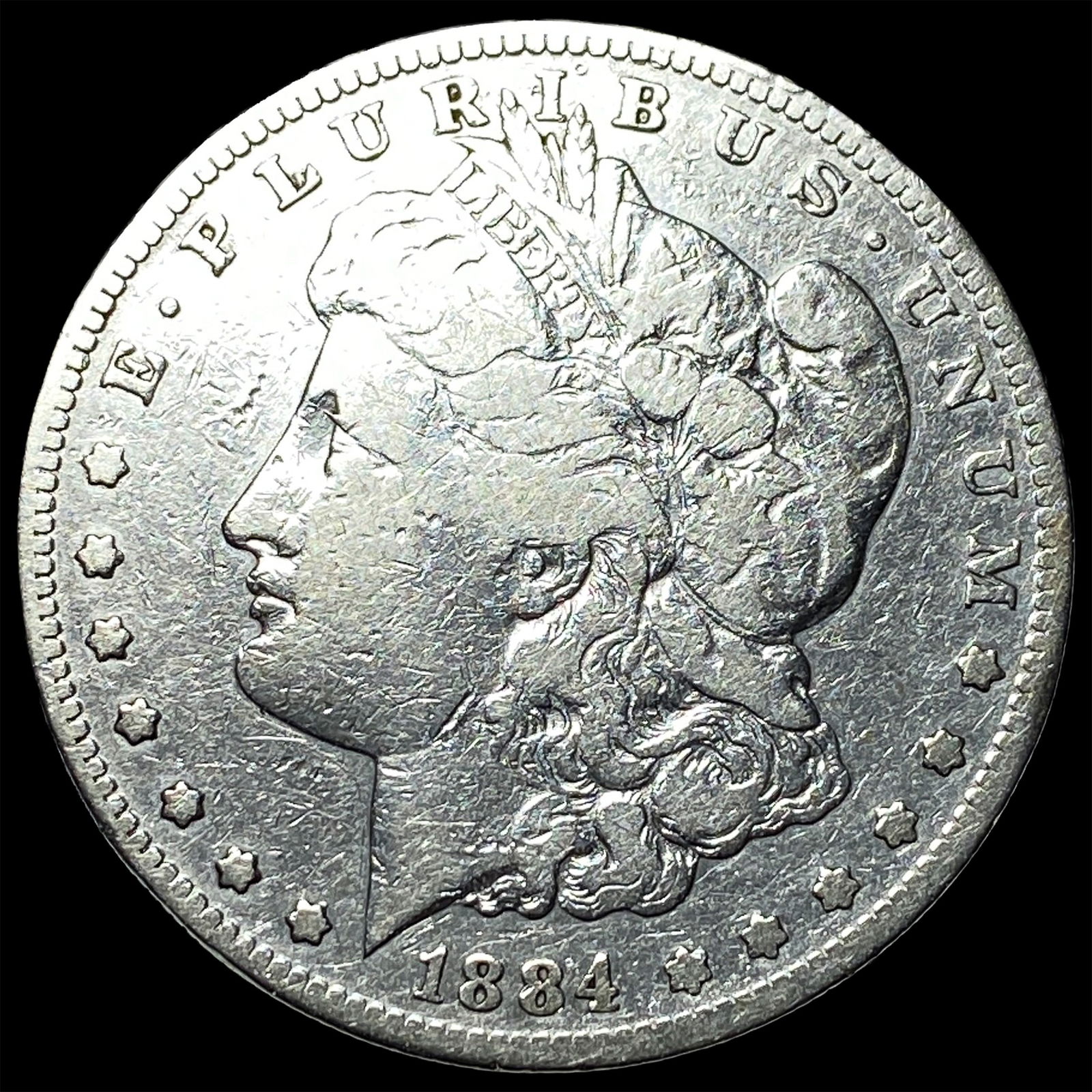 1884-O Silver Morgan Dollar LIGHTLY CIRCULATED: 1884-O Silver Morgan Dollar LIGHTLY CIRCULATED