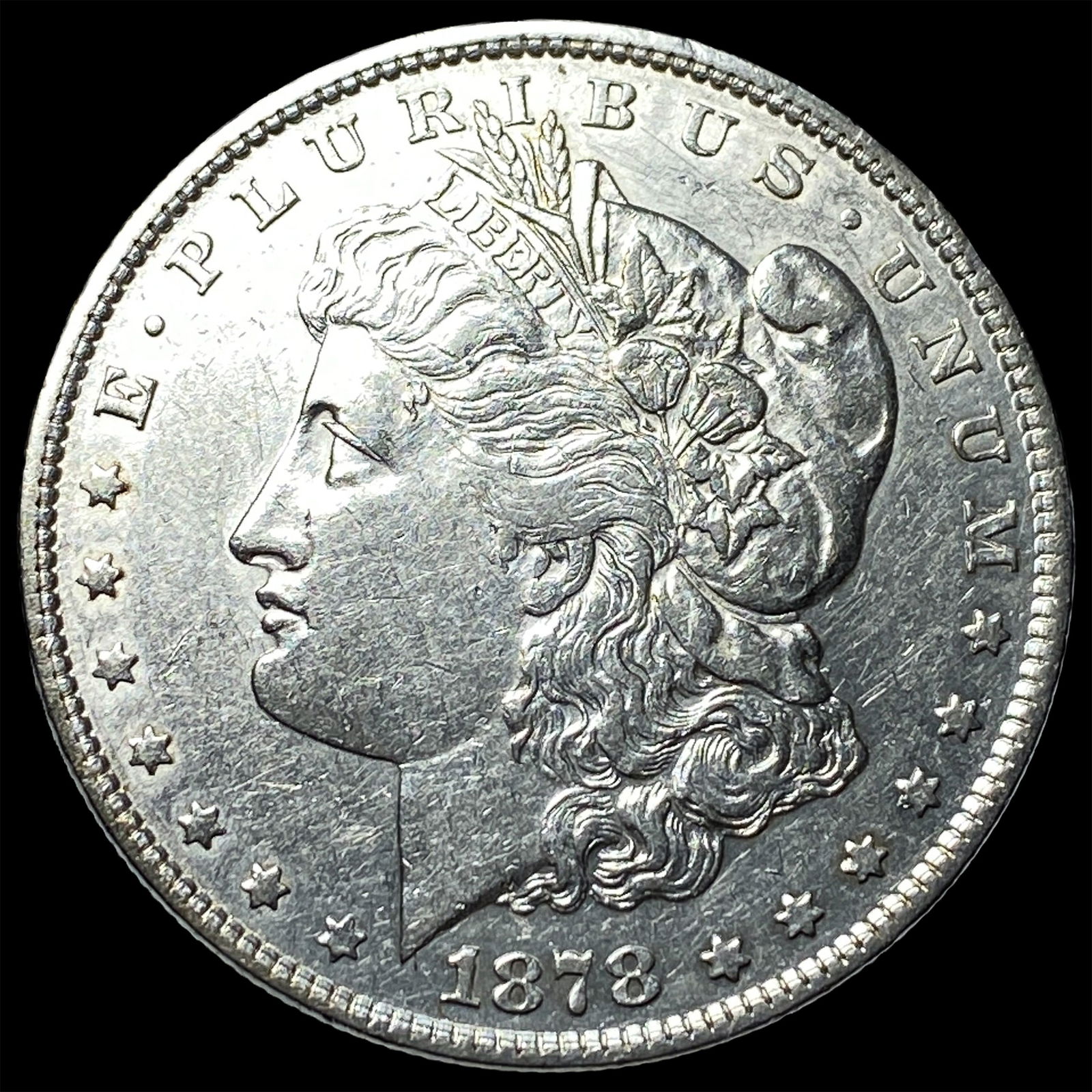 1878 Silver Morgan Dollar CLOSELY UNCIRCULATED (1 of 2)