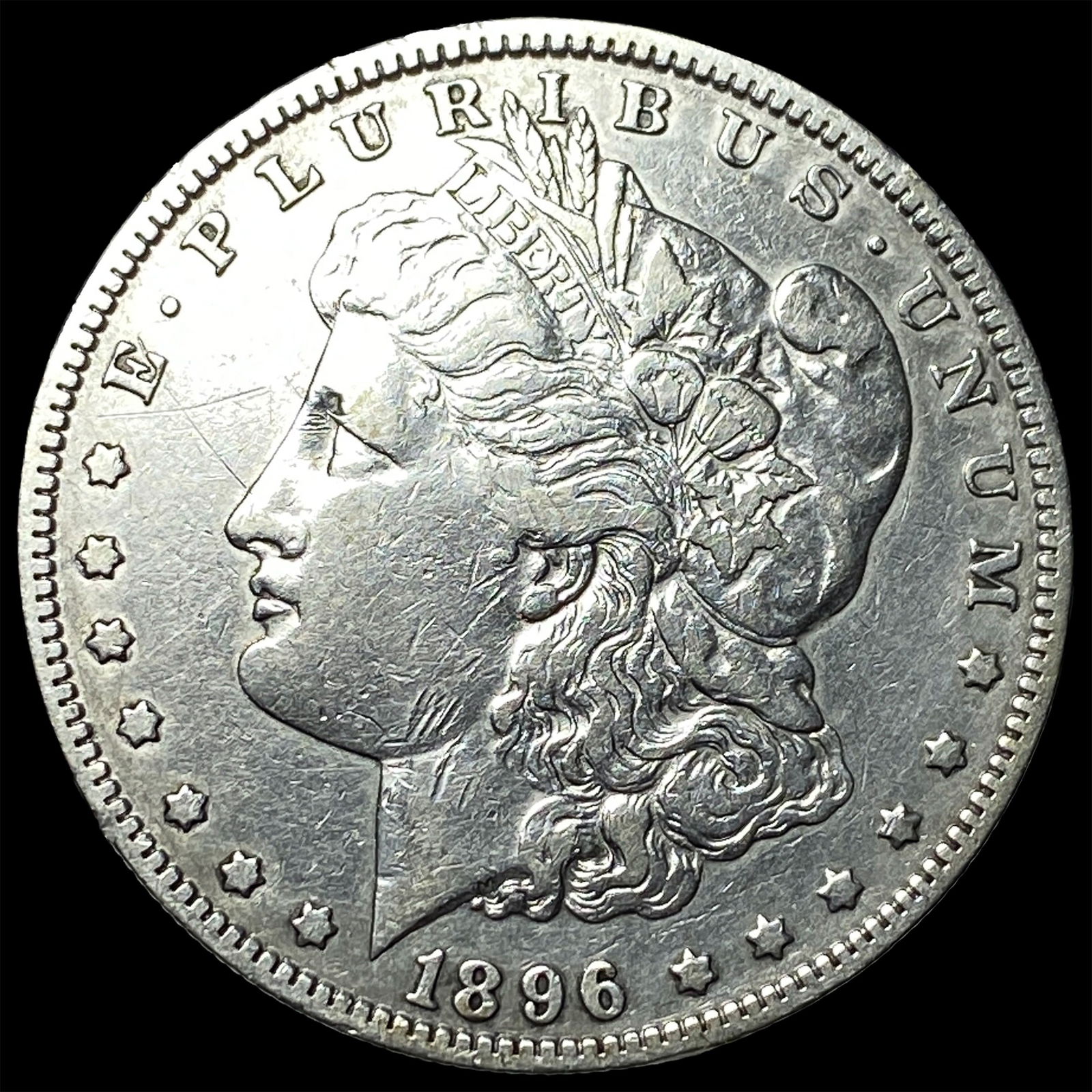1896-O Silver Morgan Dollar NEARLY UNCIRCULATED: 1896-O Silver Morgan Dollar NEARLY UNCIRCULATED