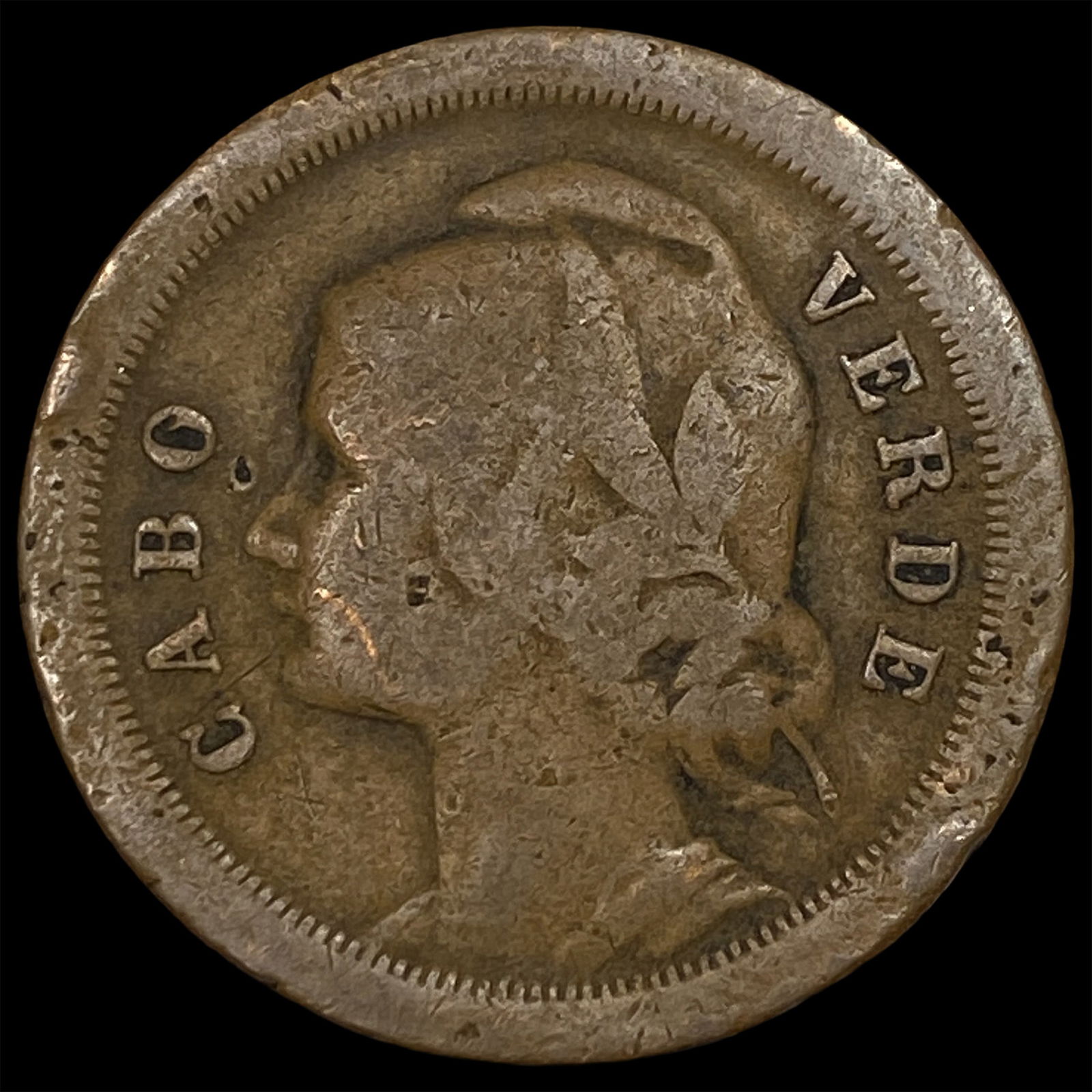 1936 Portuguese Cape Verde LIGHTLY CIRCULATED: 1936 Portuguese Cape Verde LIGHTLY CIRCULATED