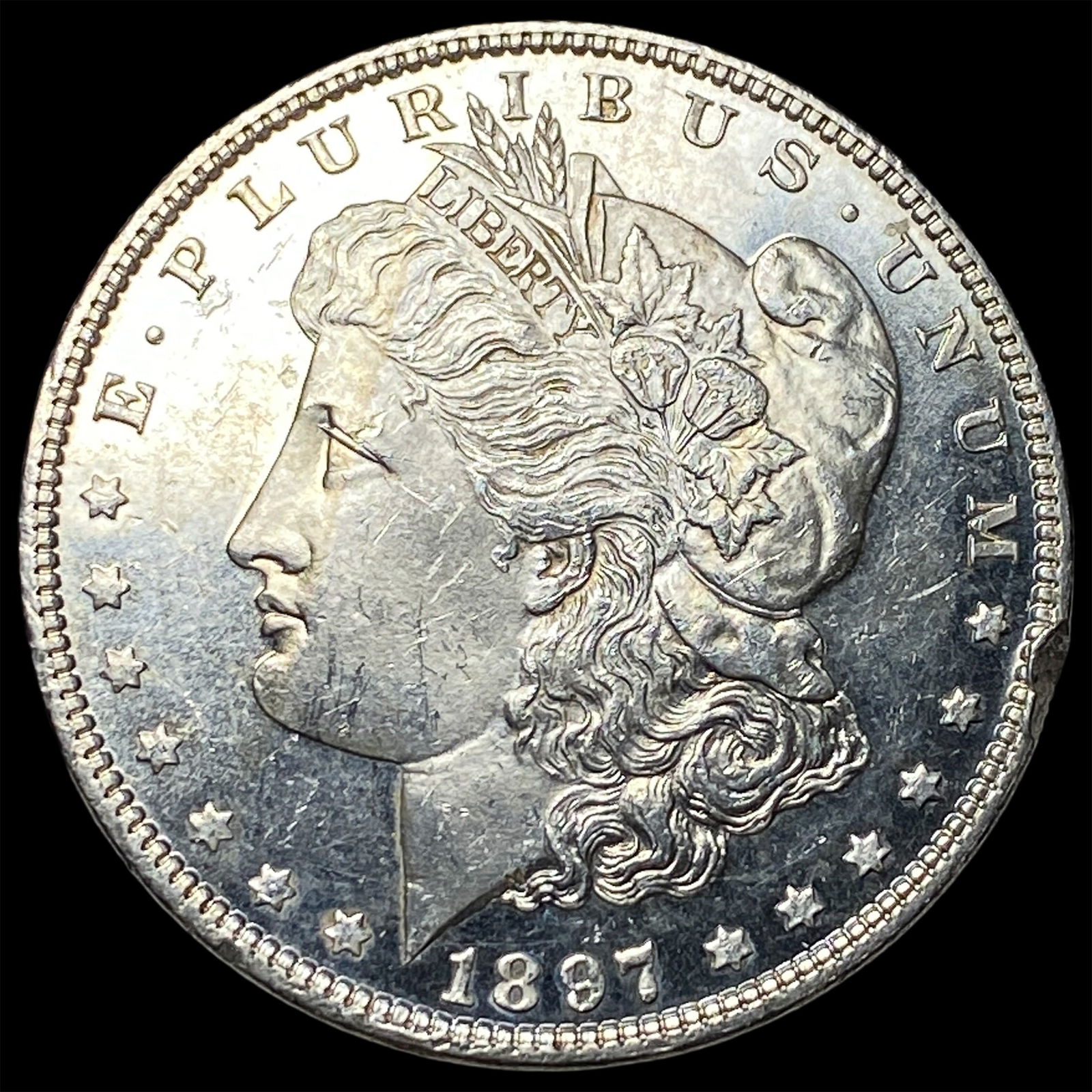 1897 Morgan Silver Dollar GEM BU: 1897 Morgan Silver Dollar GEM BU