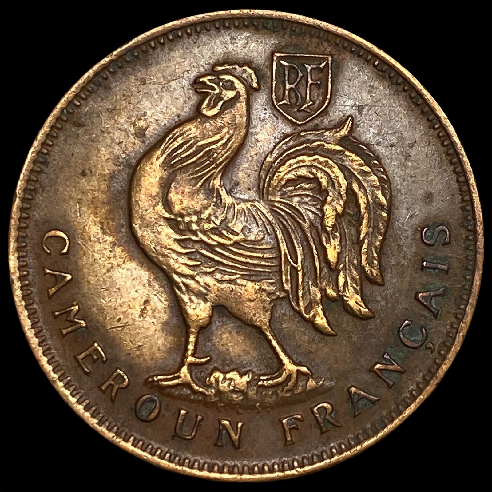 1943 Cameroon French Free Govt. CLOSELY UNCIRCULATED: 1943 Cameroon French Free Govt. CLOSELY UNCIRCULATED