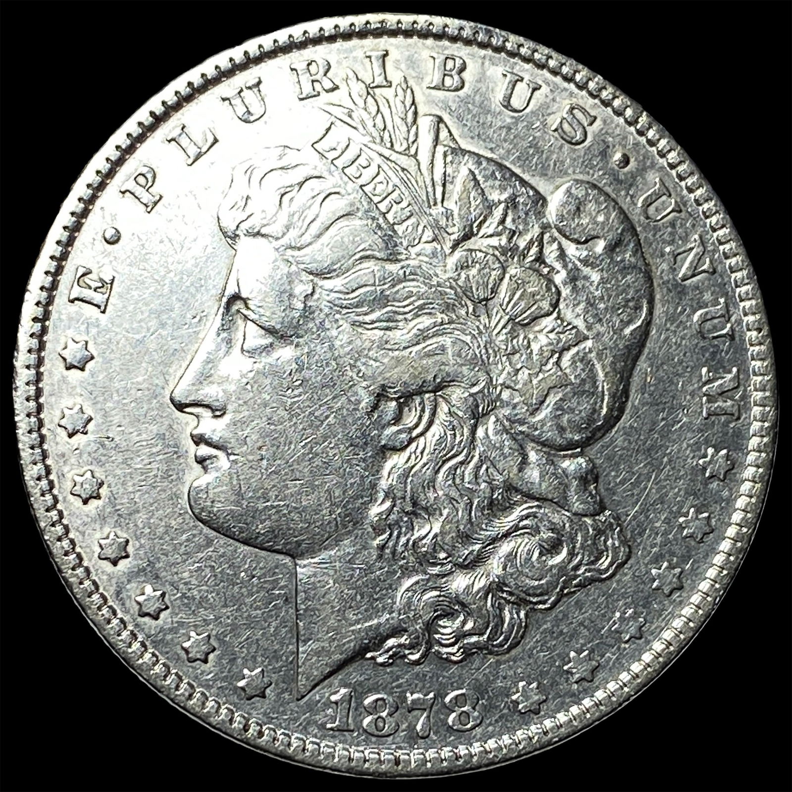 1878-S Silver Morgan Dollar CLOSELY UNCIRCULATED (1 of 2)