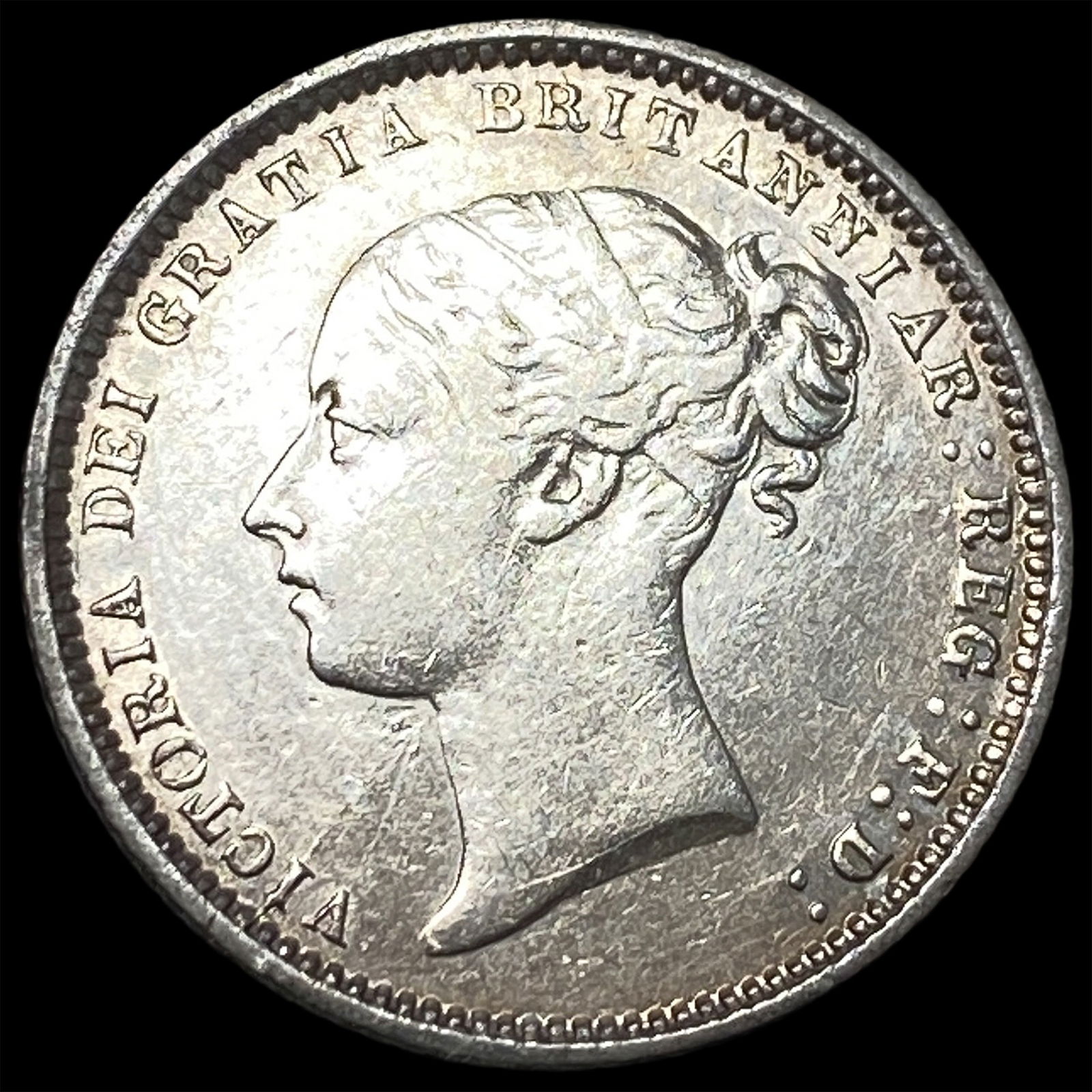 1871 Great Britain Silver 6 Pence NEARLY UNCIRCULATED (1 of 2)