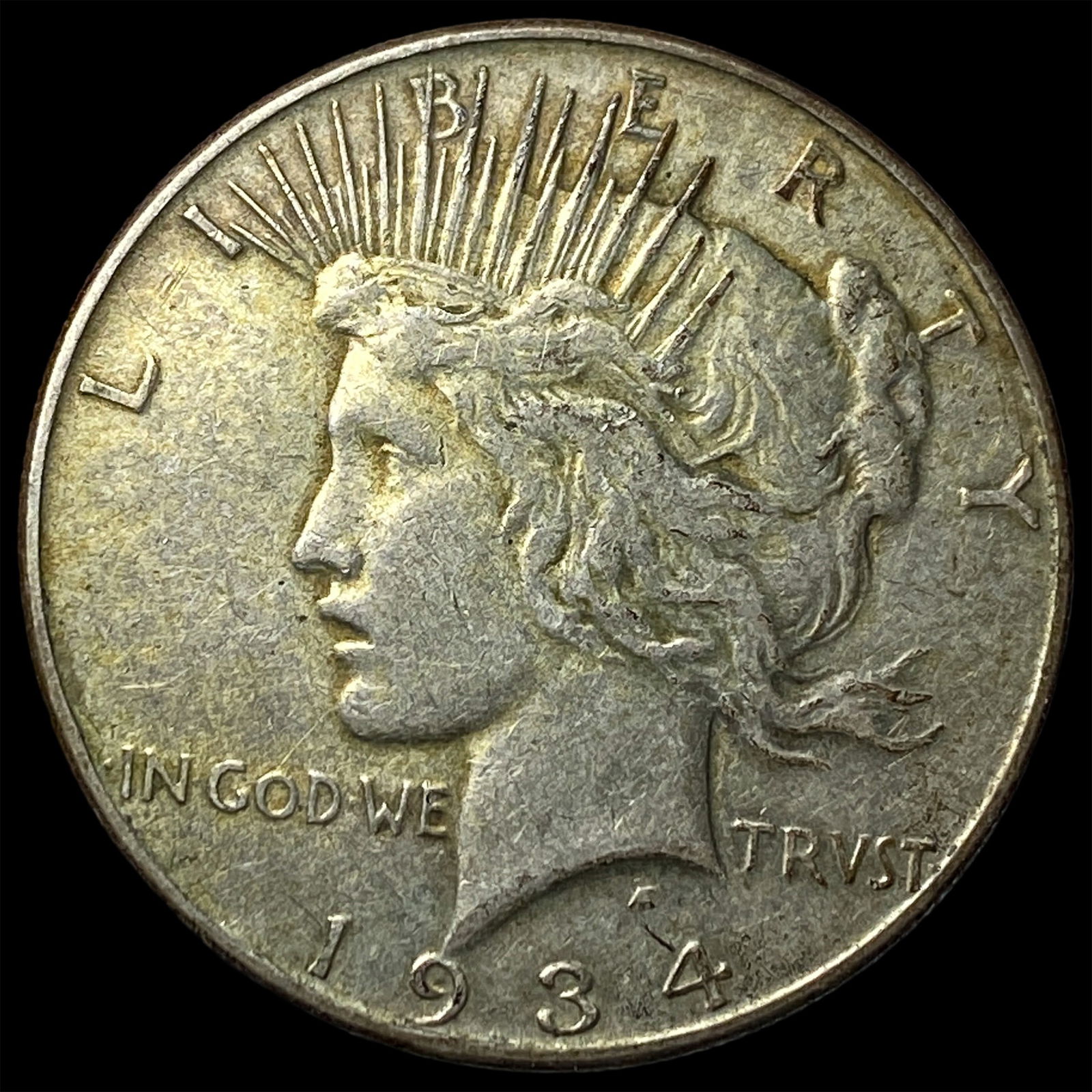 1934 Silver Peace Dollar LIGHTLY CIRCULATED: 1934 Silver Peace Dollar LIGHTLY CIRCULATED