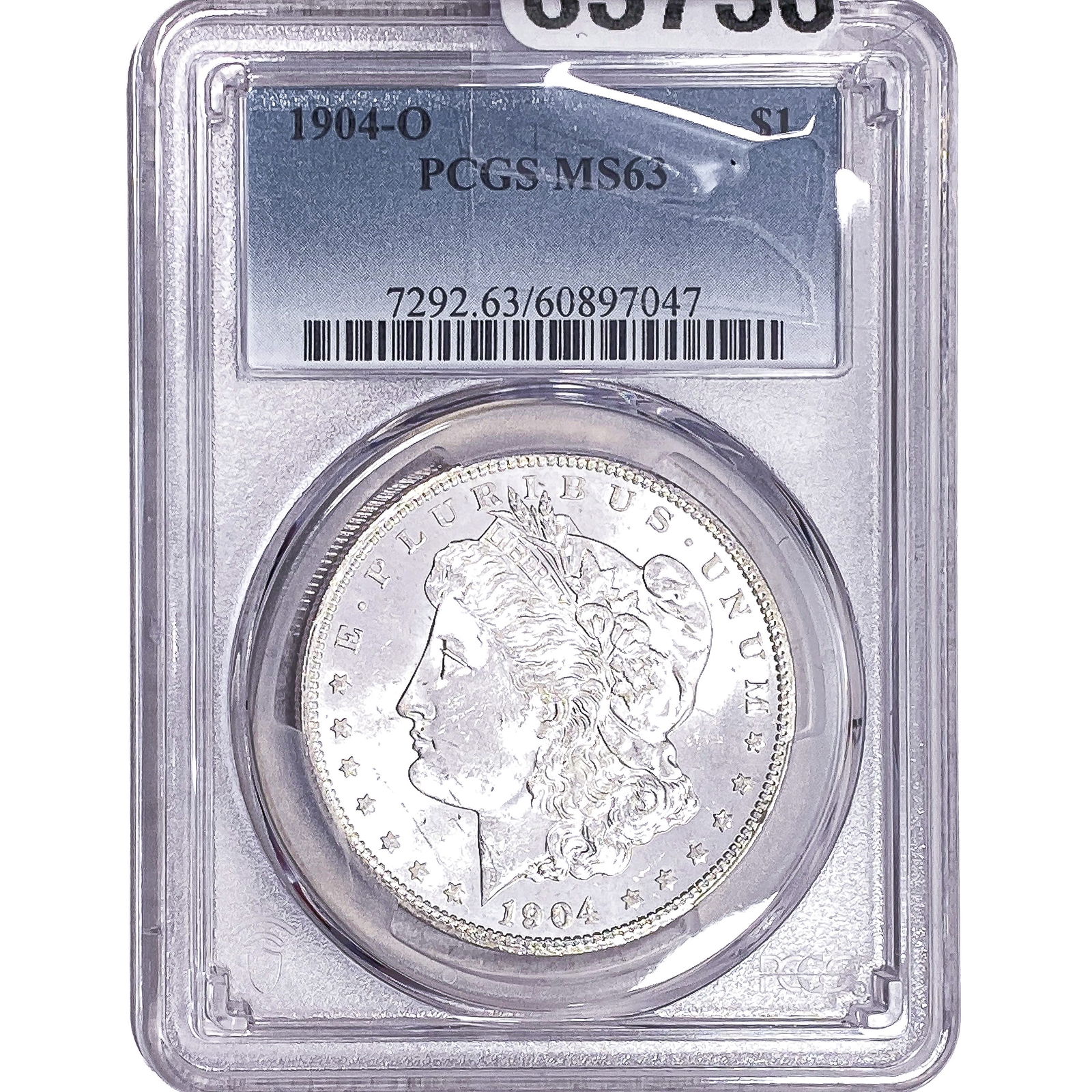1904-O Morgan Silver Dollar PCGS MS63: 1904-O Morgan Silver Dollar PCGS MS63