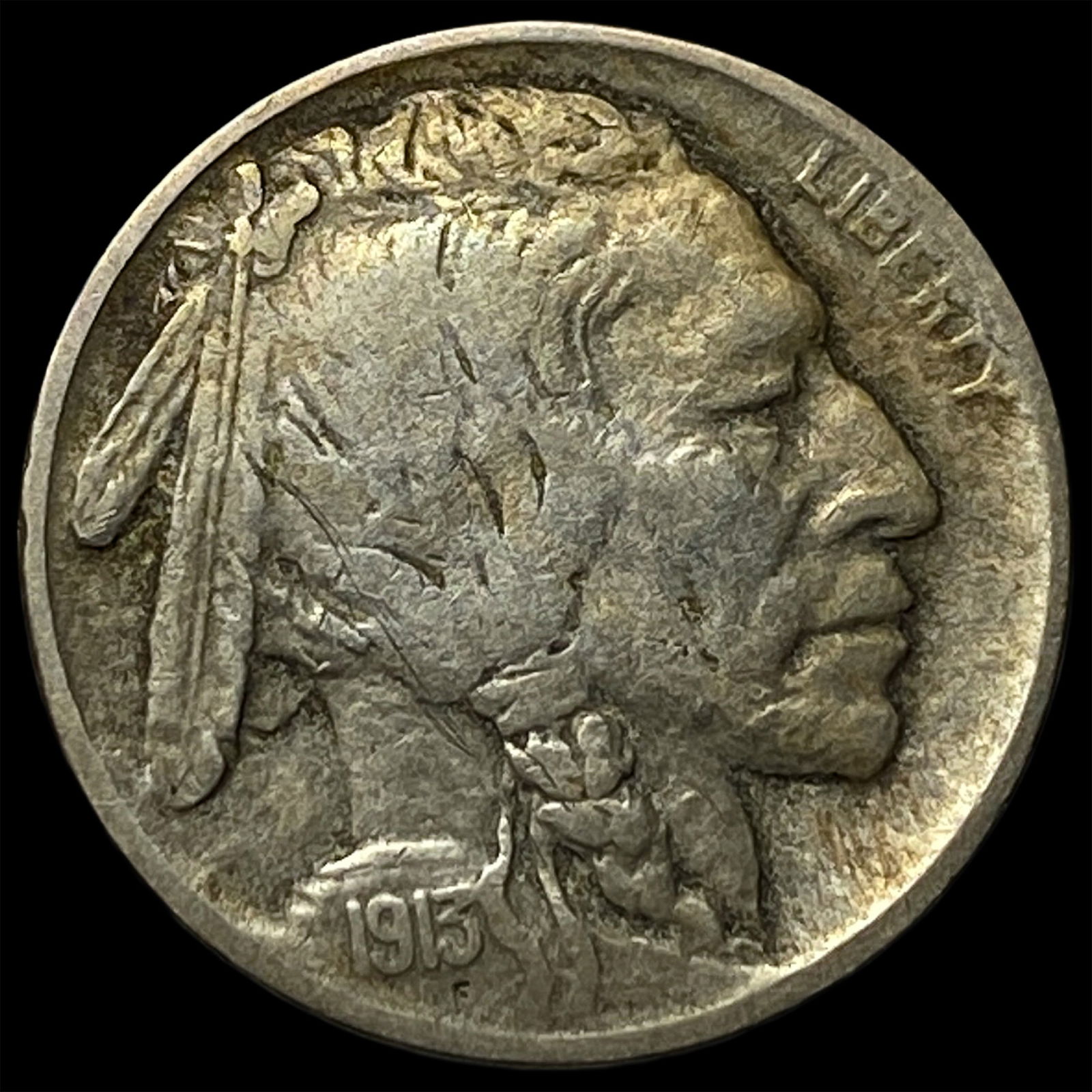 1913-D Type 2 Buffalo Nickel ABOUT UNCIRCULATED (1 of 2)