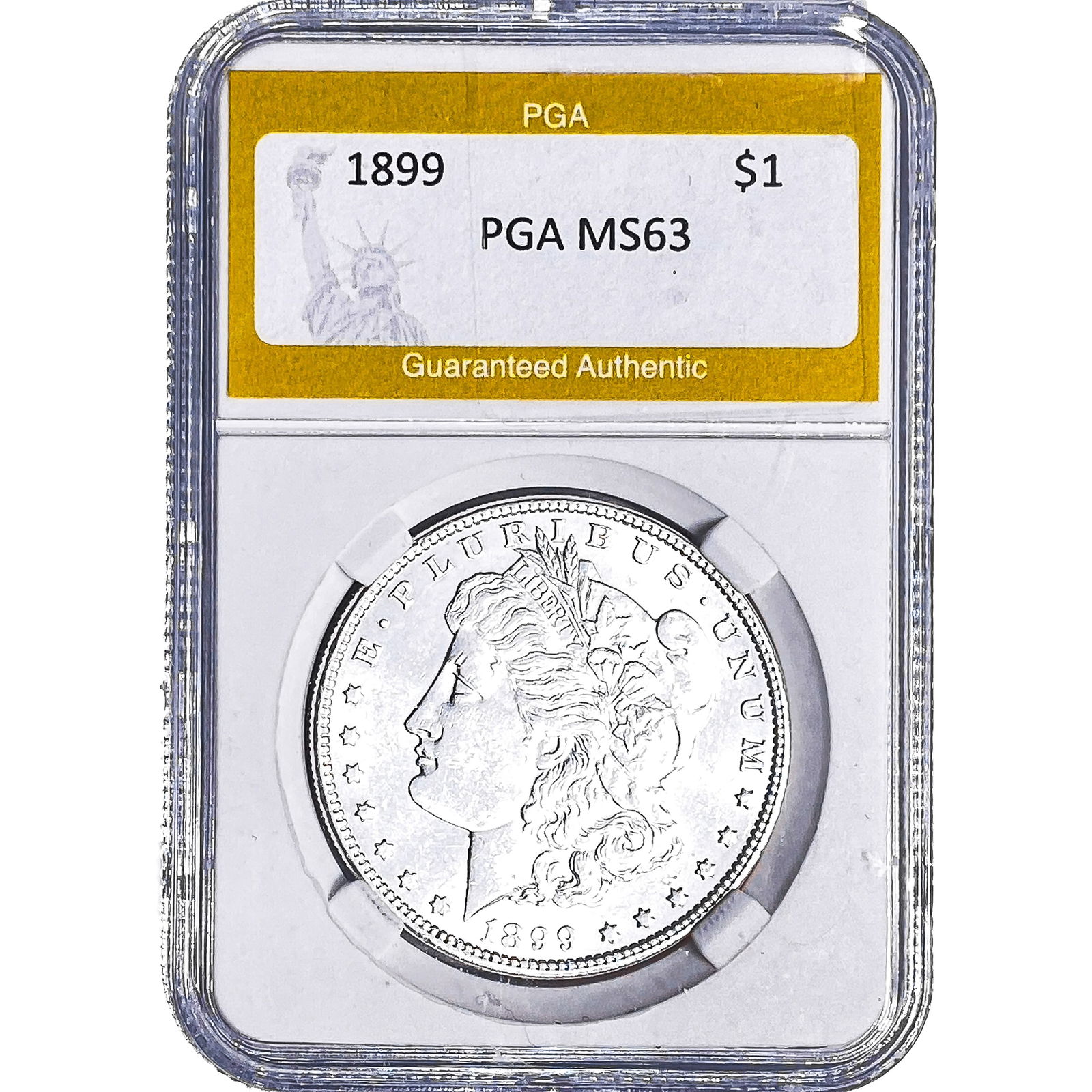 1899 Morgan Silver Dollar PGA MS63: 1899 Morgan Silver Dollar PGA MS63