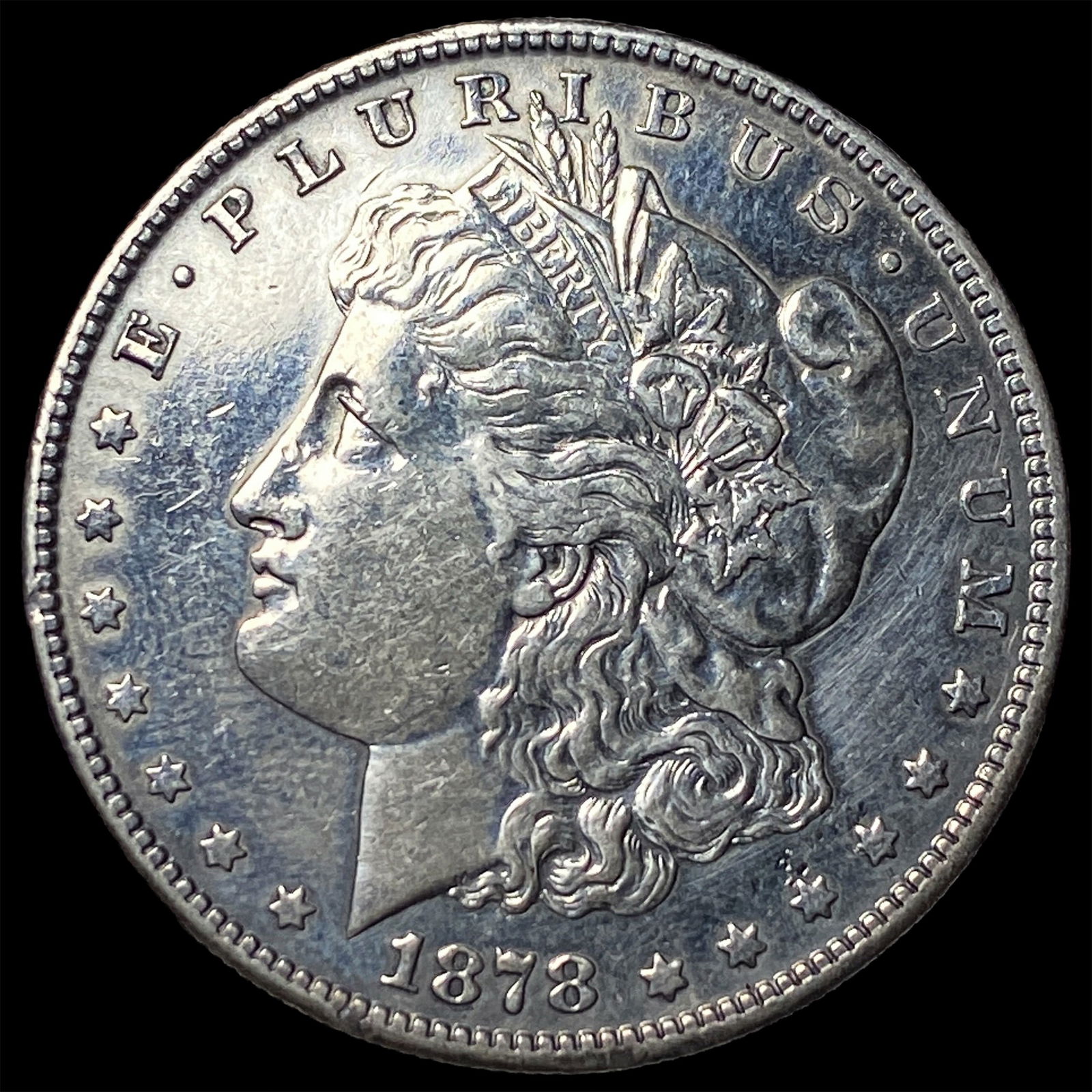 1878-S Silver Morgan Dollar CLOSELY UNCIRCULATED: 1878-S Silver Morgan Dollar CLOSELY UNCIRCULATED