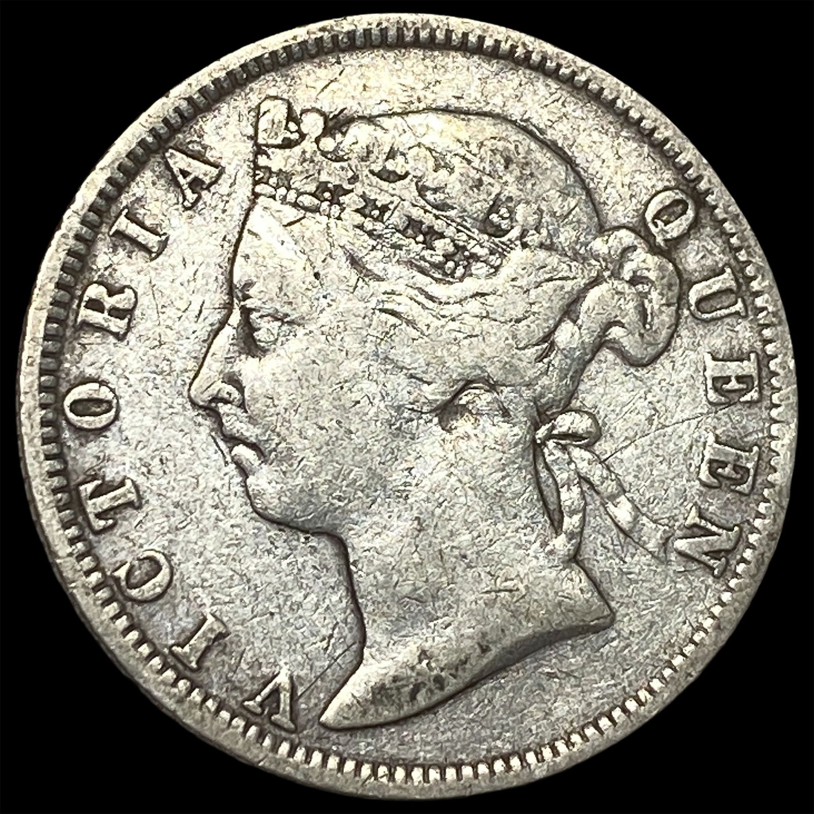 1897 British Honduras Silver 25 Cents ABOUT UNCIRCULATED: 1897 British Honduras Silver 25 Cents ABOUT UNCIRCULATED