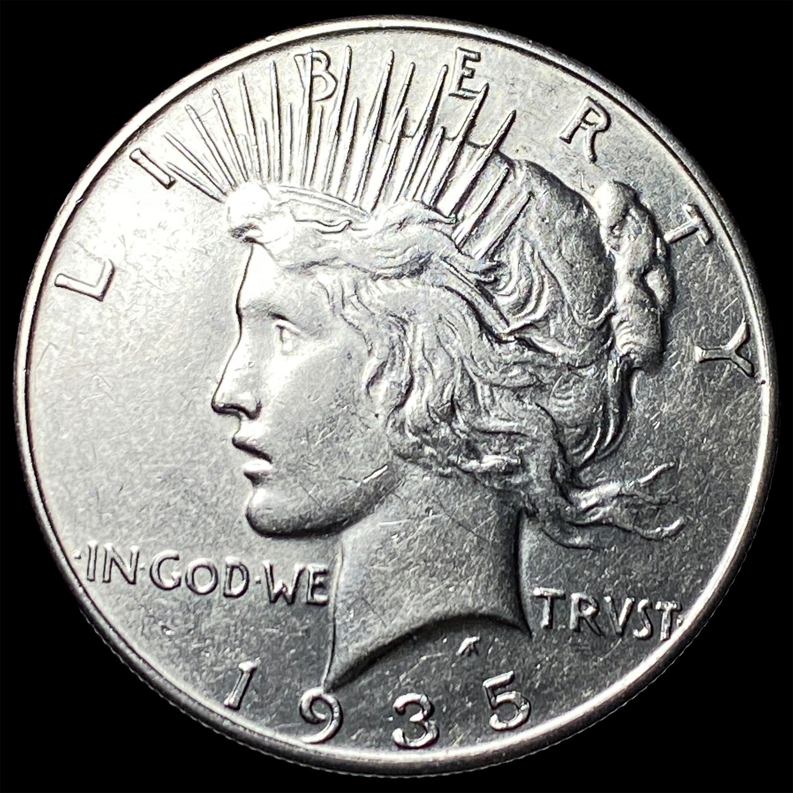 1935 Silver Peace Dollar NICELY CIRCULATED: 1935 Silver Peace Dollar NICELY CIRCULATED