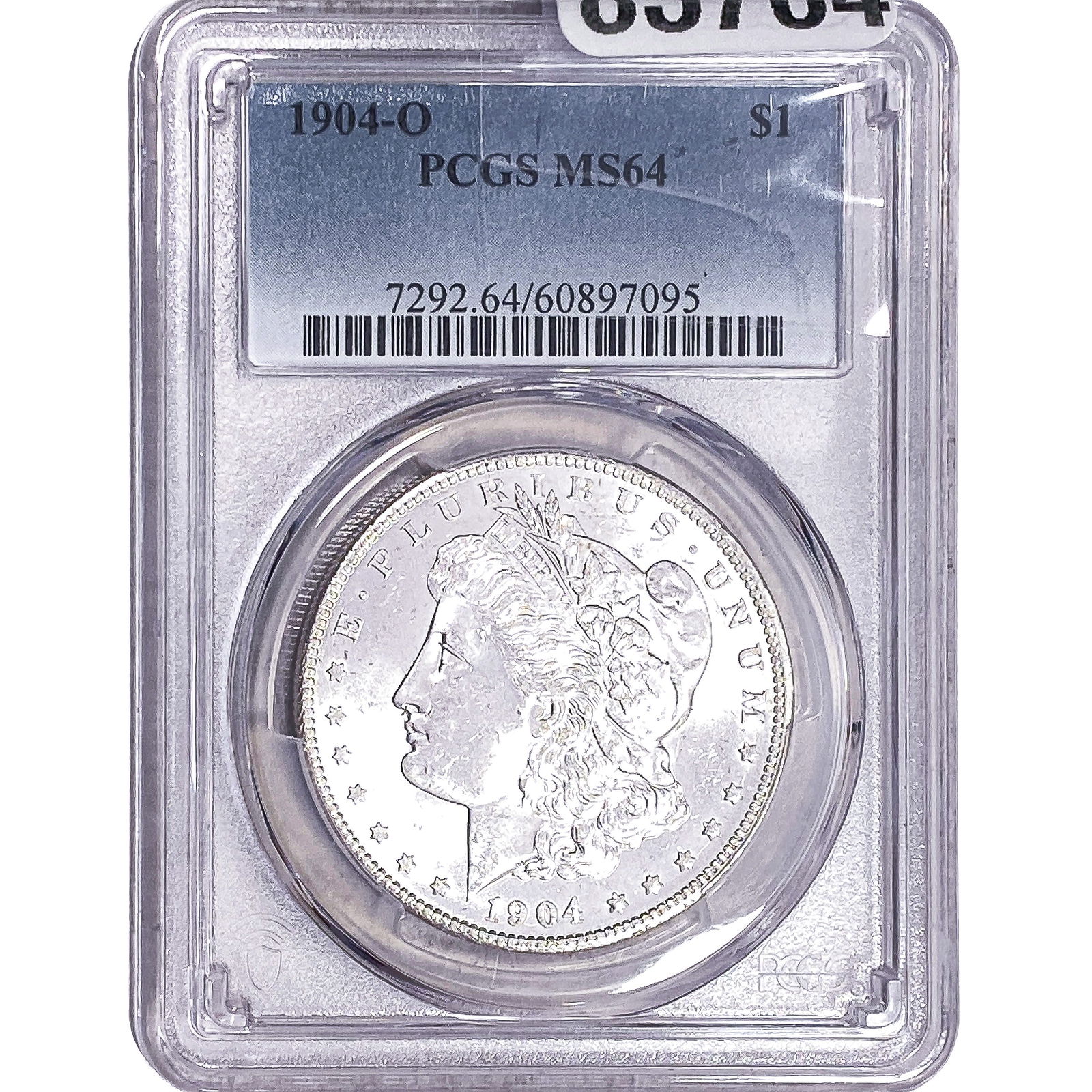1904-O Morgan Silver Dollar PCGS MS64: 1904-O Morgan Silver Dollar PCGS MS64