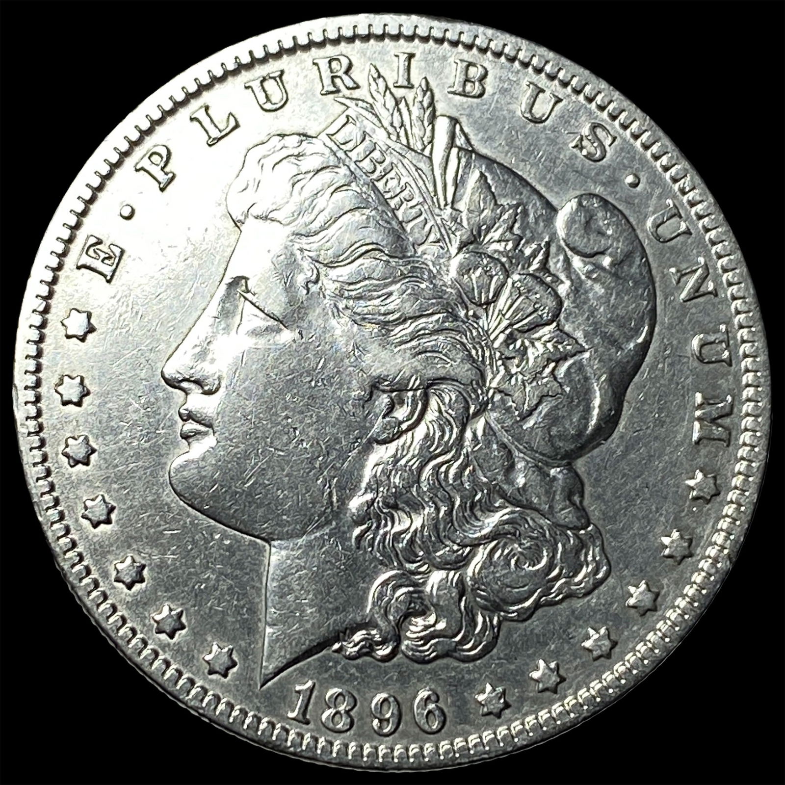 1896-O Silver Morgan Dollar NEARLY UNCIRCULATED: 1896-O Silver Morgan Dollar NEARLY UNCIRCULATED