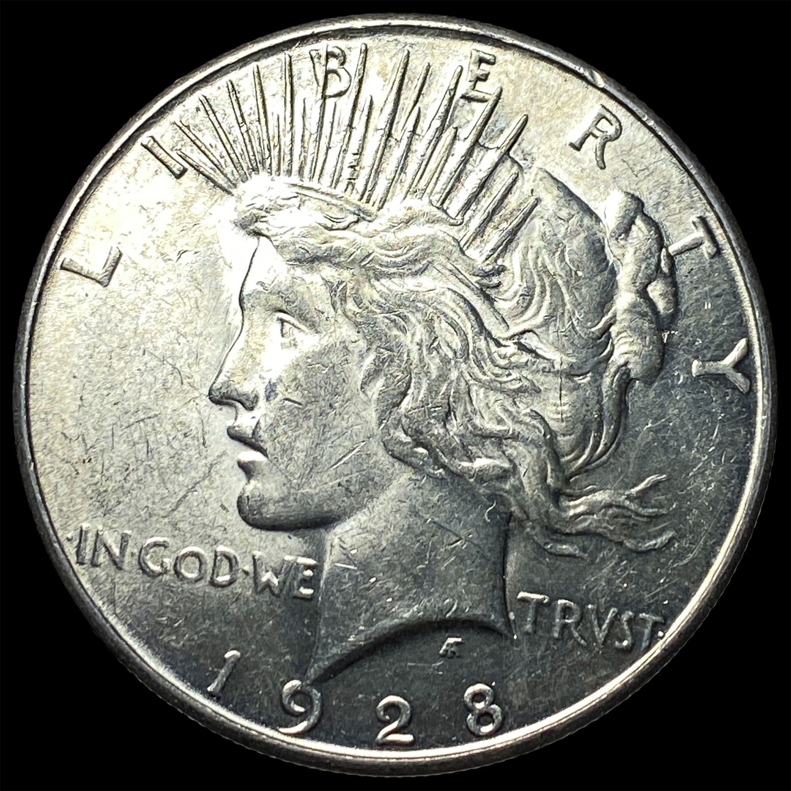 1928-S Silver Peace Dollar UNCIRCULATED (1 of 2)