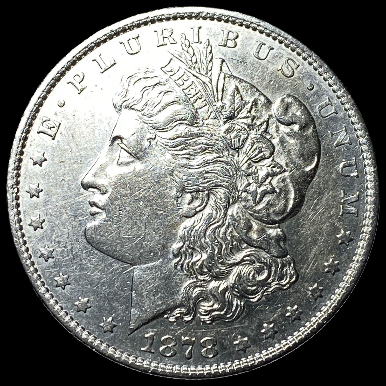 1878 Silver Morgan Dollar CHOICE BU: 1878 Silver Morgan Dollar CHOICE BU