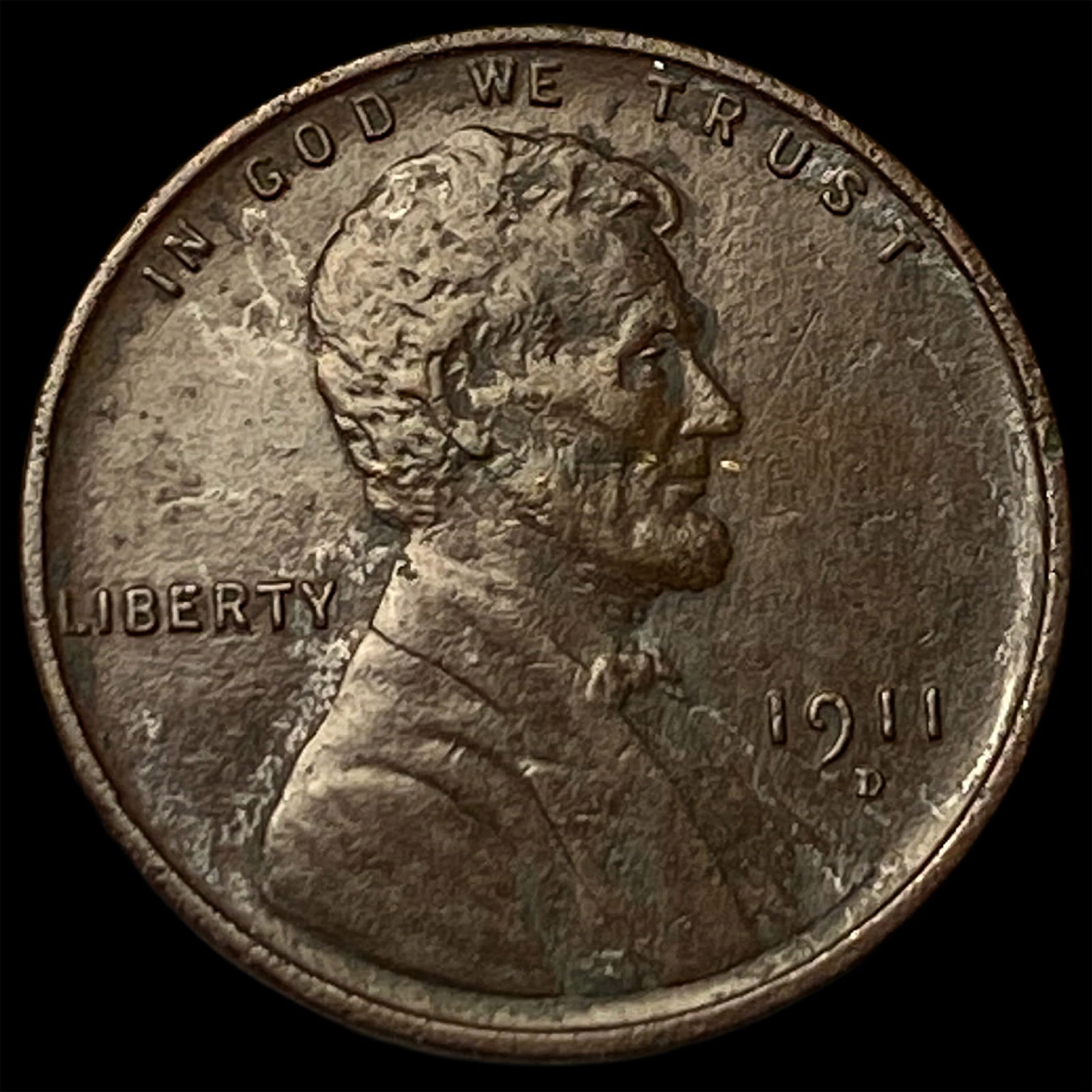1911-D Lincoln Wheat Cent CLOSELY UNCIRCULATED: 1911-D Lincoln Wheat Cent CLOSELY UNCIRCULATED