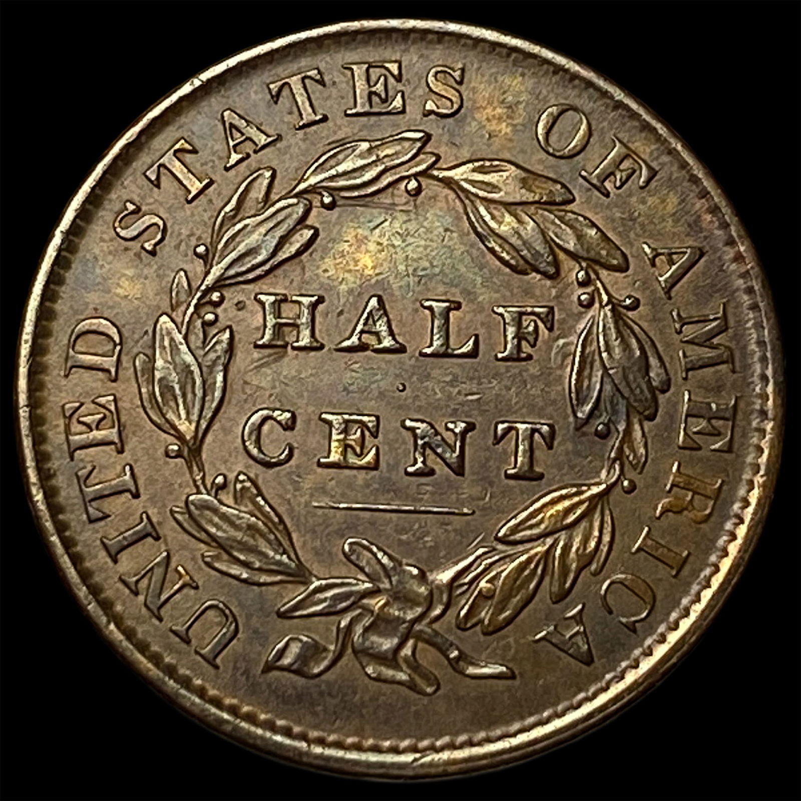 1835 Copper Half Cent UNCIRCULATED - 2