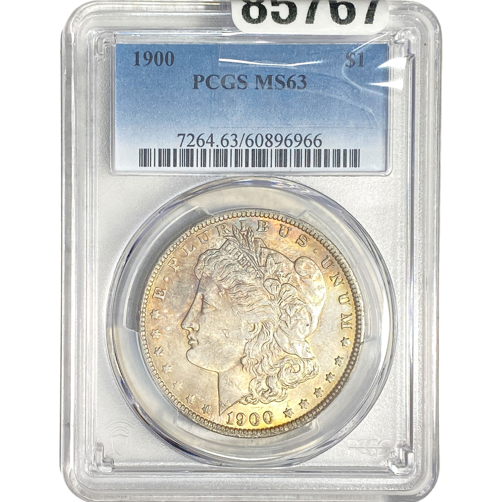 1900 Morgan Silver Dollar PCGS MS63: 1900 Morgan Silver Dollar PCGS MS63