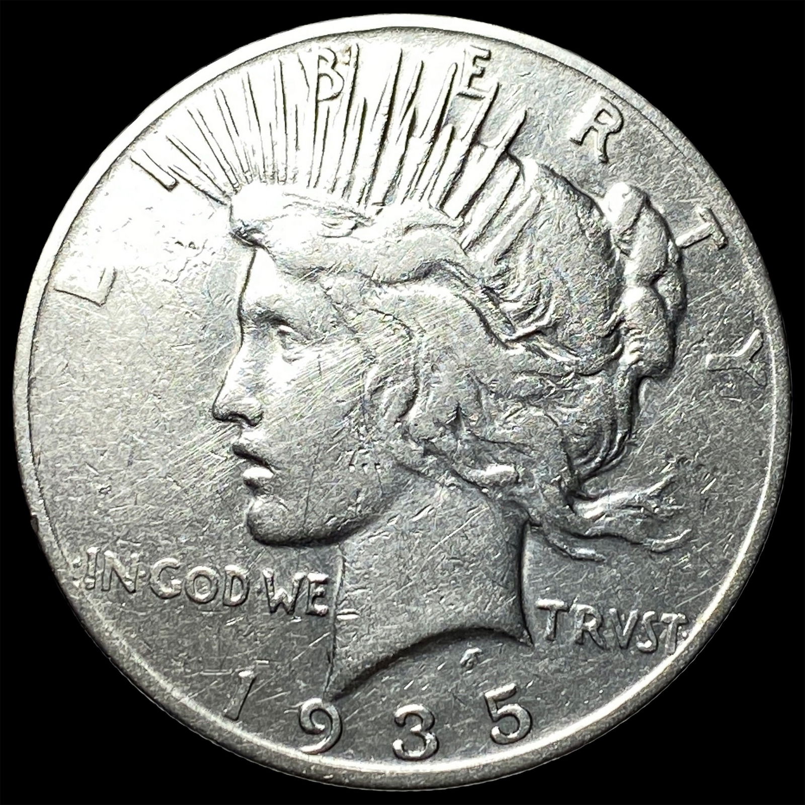 1935 Silver Peace Dollar LIGHTLY CIRCULATED: 1935 Silver Peace Dollar LIGHTLY CIRCULATED