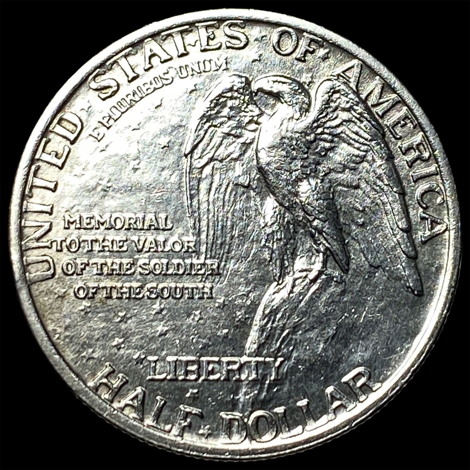 1925 Silver Stone Mountain Half Dollar CLOSELY UNCIRCULATED - 2