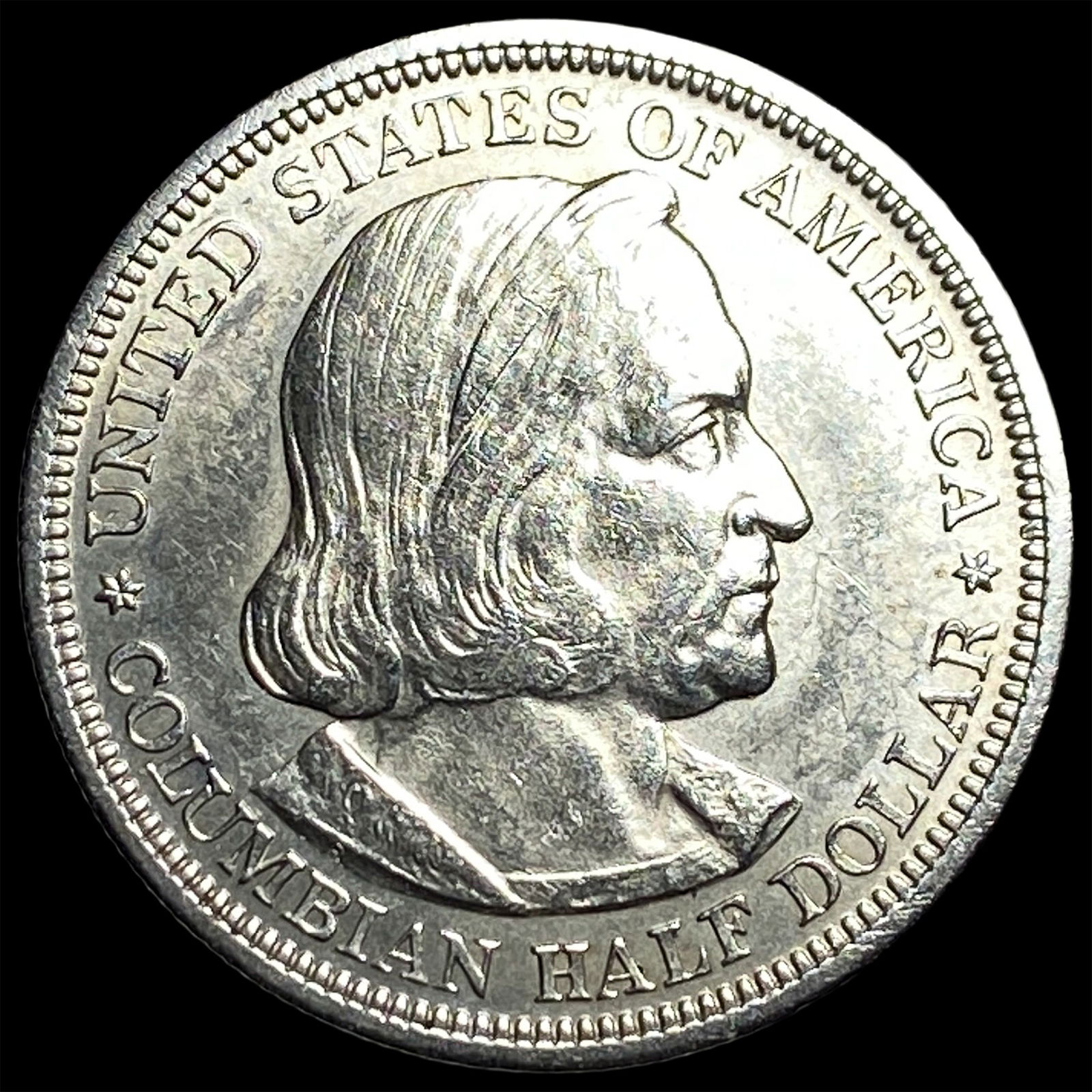 1892 Silver Columbian Half Dollar CLOSELY UNCIRCULATED: 1892 Silver Columbian Half Dollar CLOSELY UNCIRCULATED