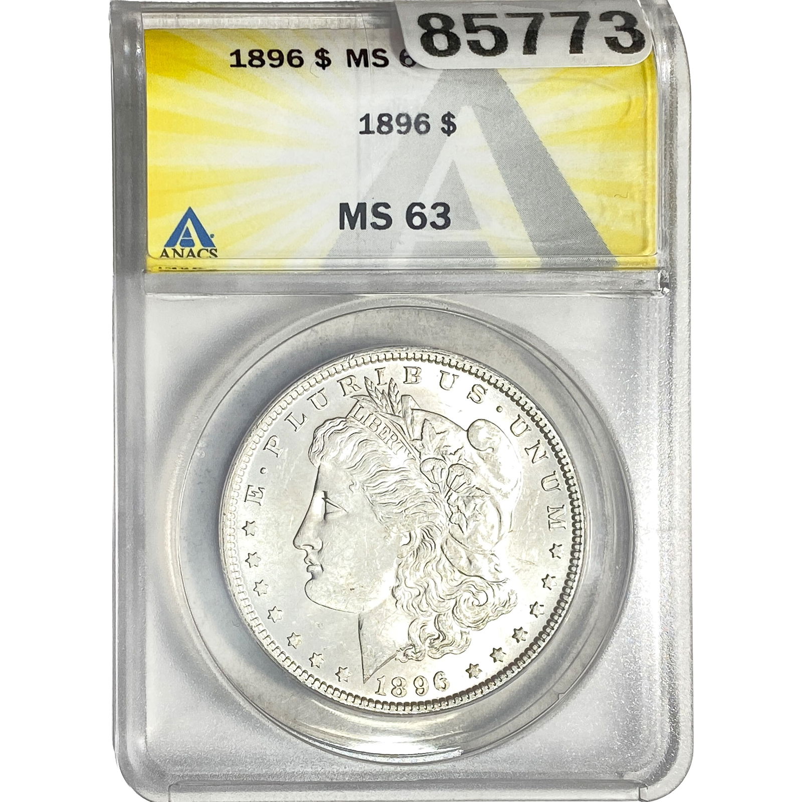 1896 Morgan Silver Dollar ANACS MS63 (1 of 2)
