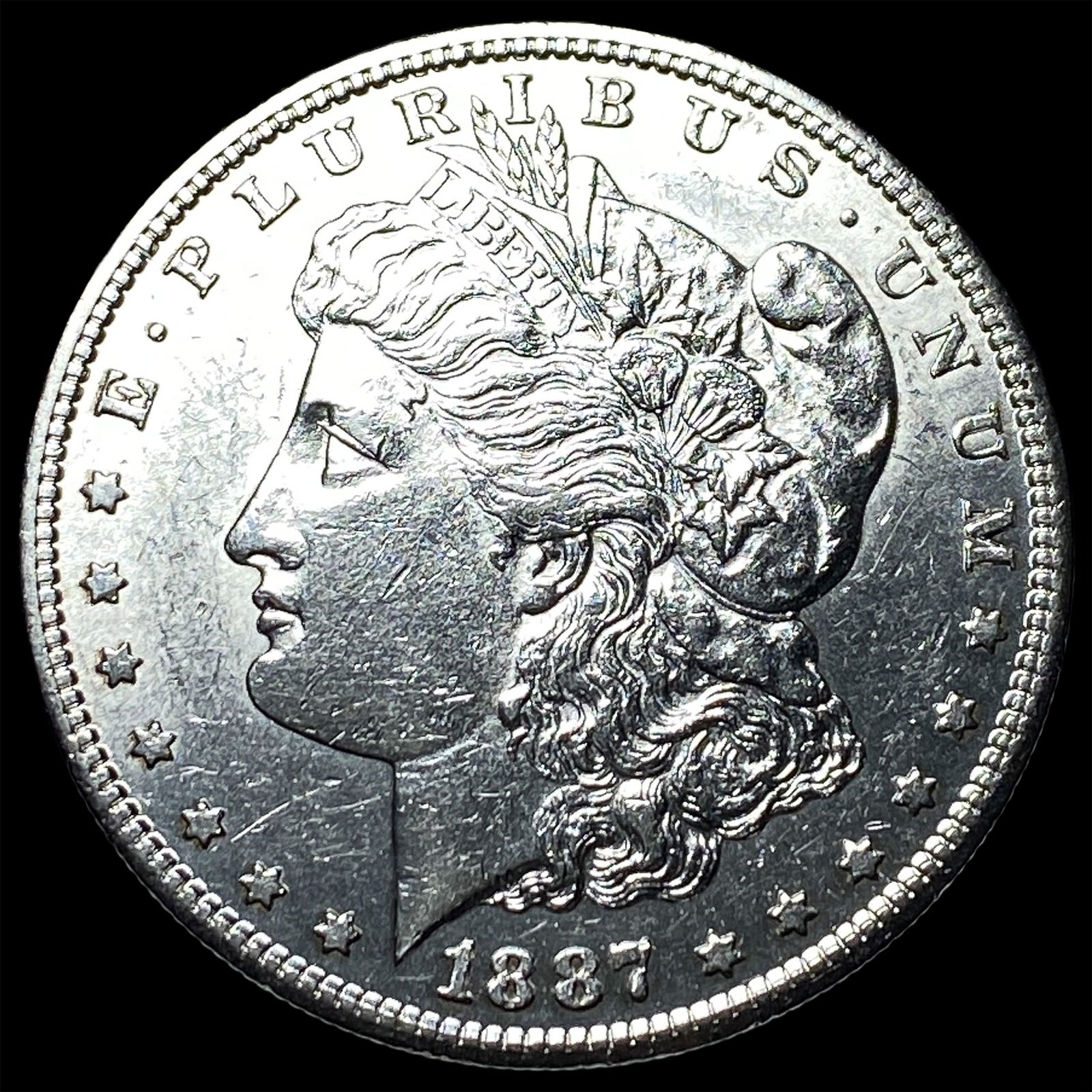 1887-S Silver Morgan Dollar UNCIRCULATED: 1887-S Silver Morgan Dollar UNCIRCULATED