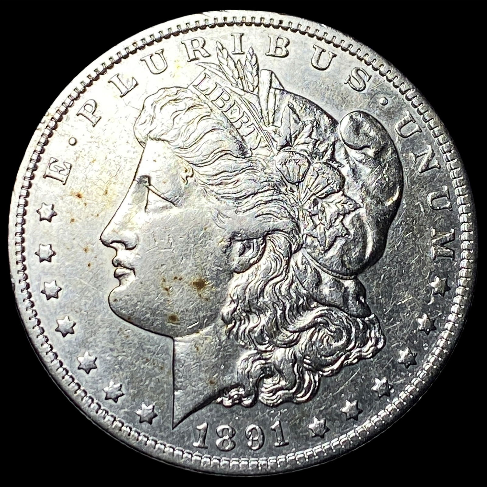 1891-O Silver Morgan Dollar CLOSELY UNCIRCULATED: 1891-O Silver Morgan Dollar CLOSELY UNCIRCULATED