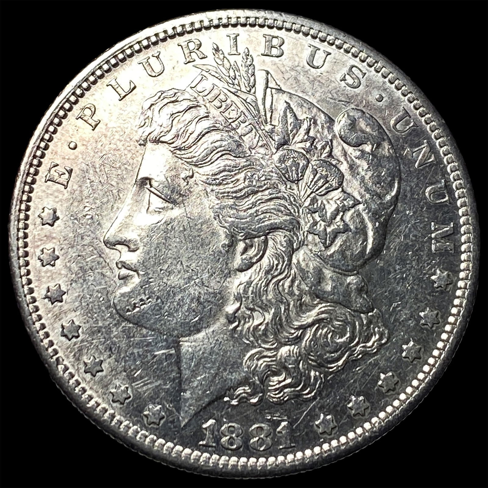 1881-S Silver Morgan Dollar UNCIRCULATED: 1881-S Silver Morgan Dollar UNCIRCULATED