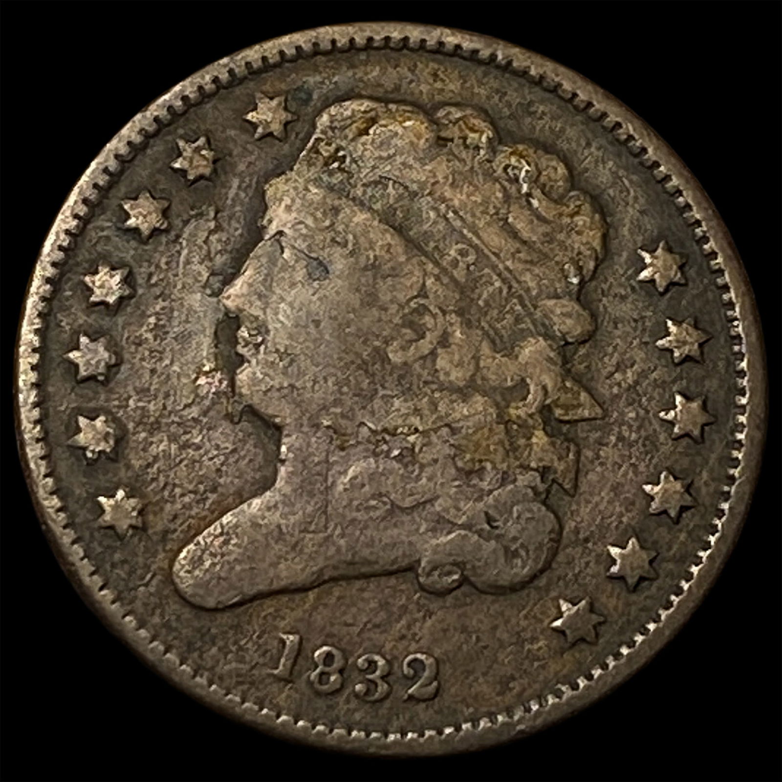 1832 Classic Head Half Cent LIGHTLY CIRCULATED (1 of 2)