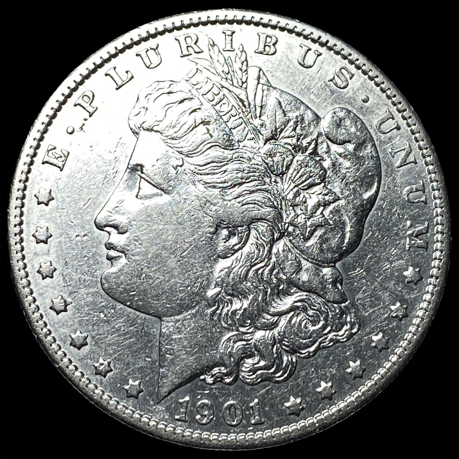 1901-S Silver Morgan Dollar CLOSELY UNCIRCULATED (1 of 2)