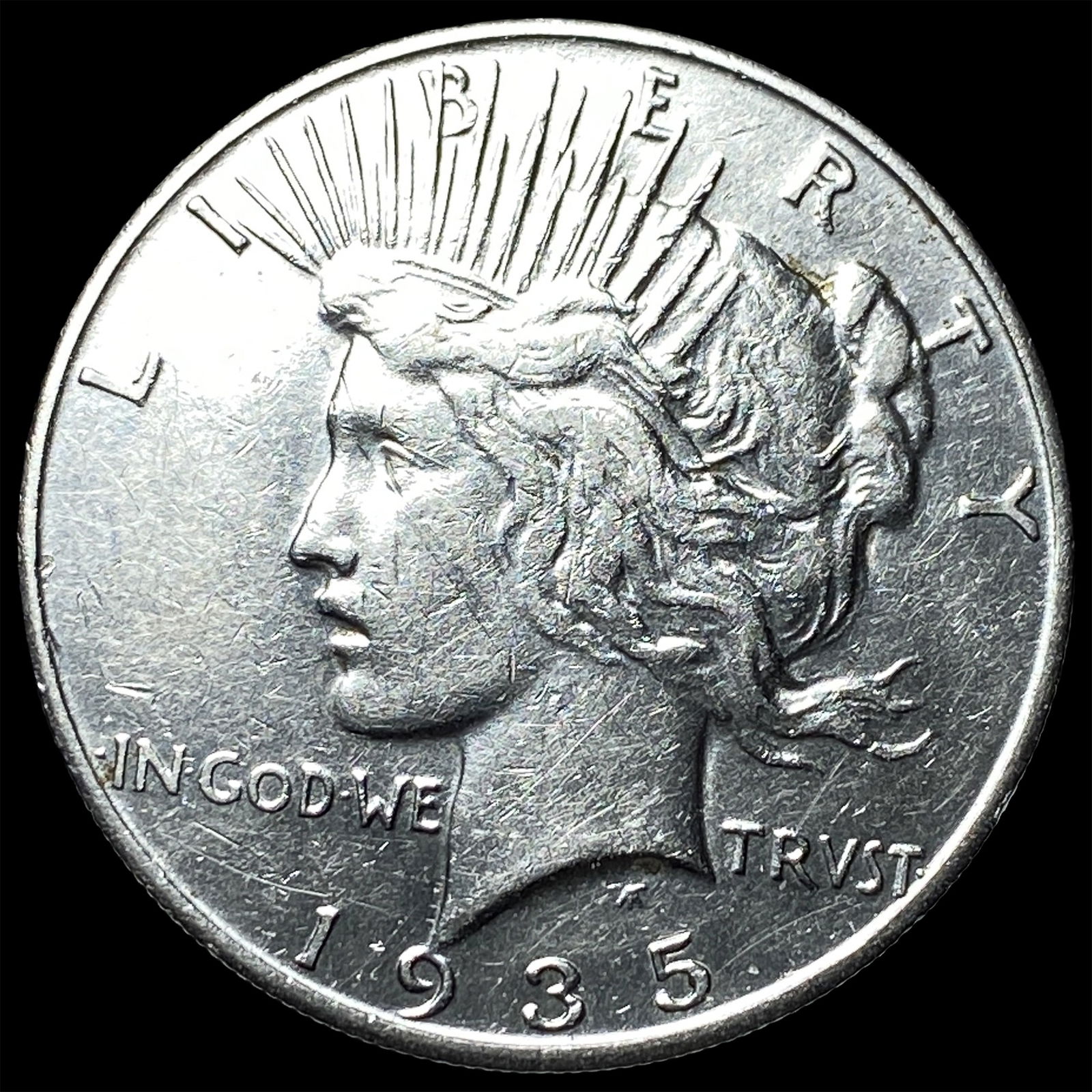 1935 Silver Peace Dollar CHOICE AU: 1935 Silver Peace Dollar CHOICE AU
