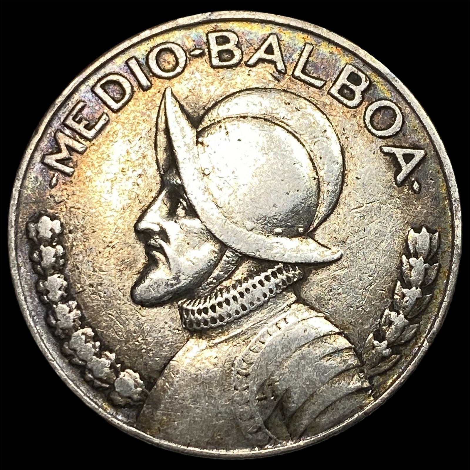 1934 Panama Silver Half Balboa NEARLY UNCIRCULATED (1 of 2)