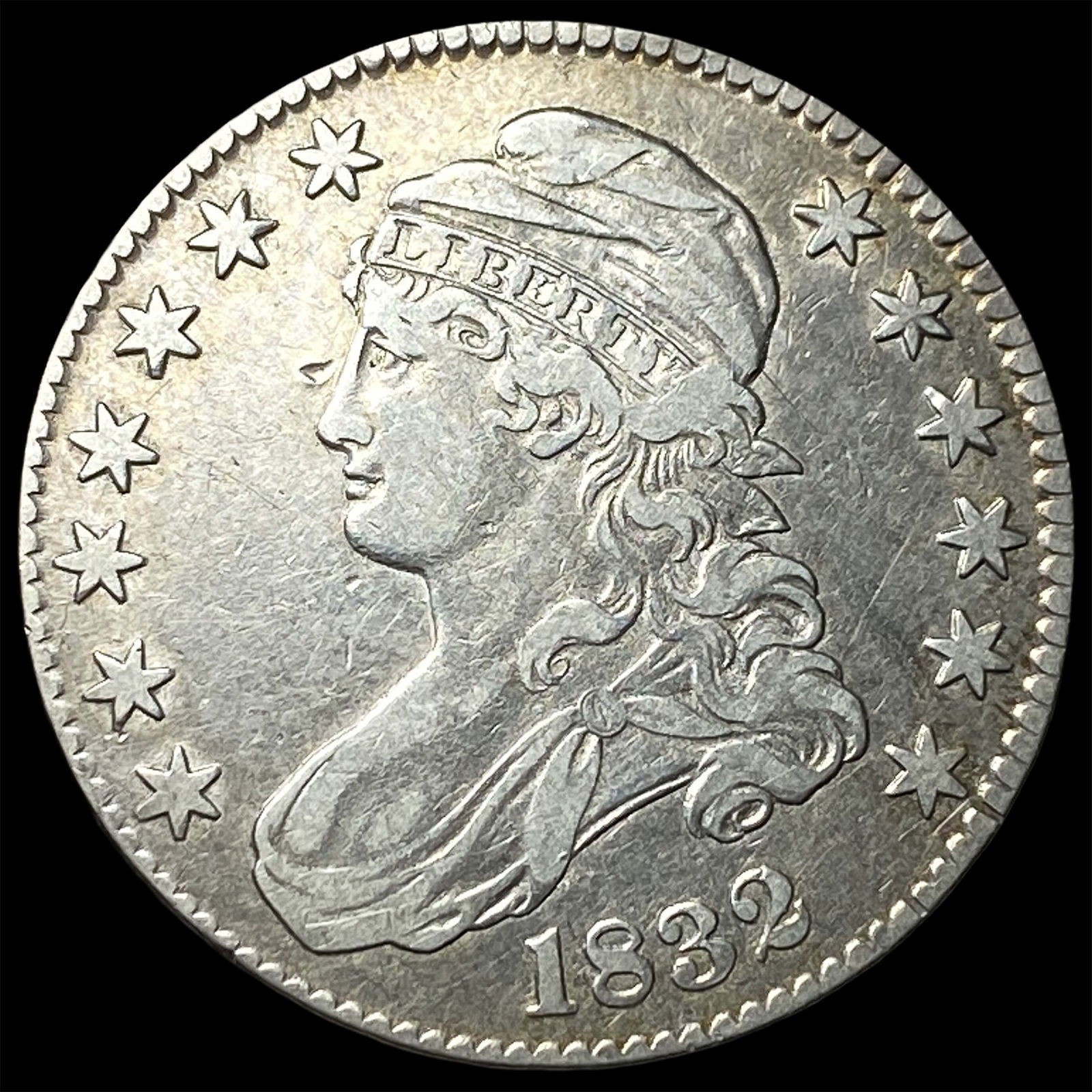 1832 Capped Bust Half Dollar LIGHTLY CIRCULATED (1 of 2)