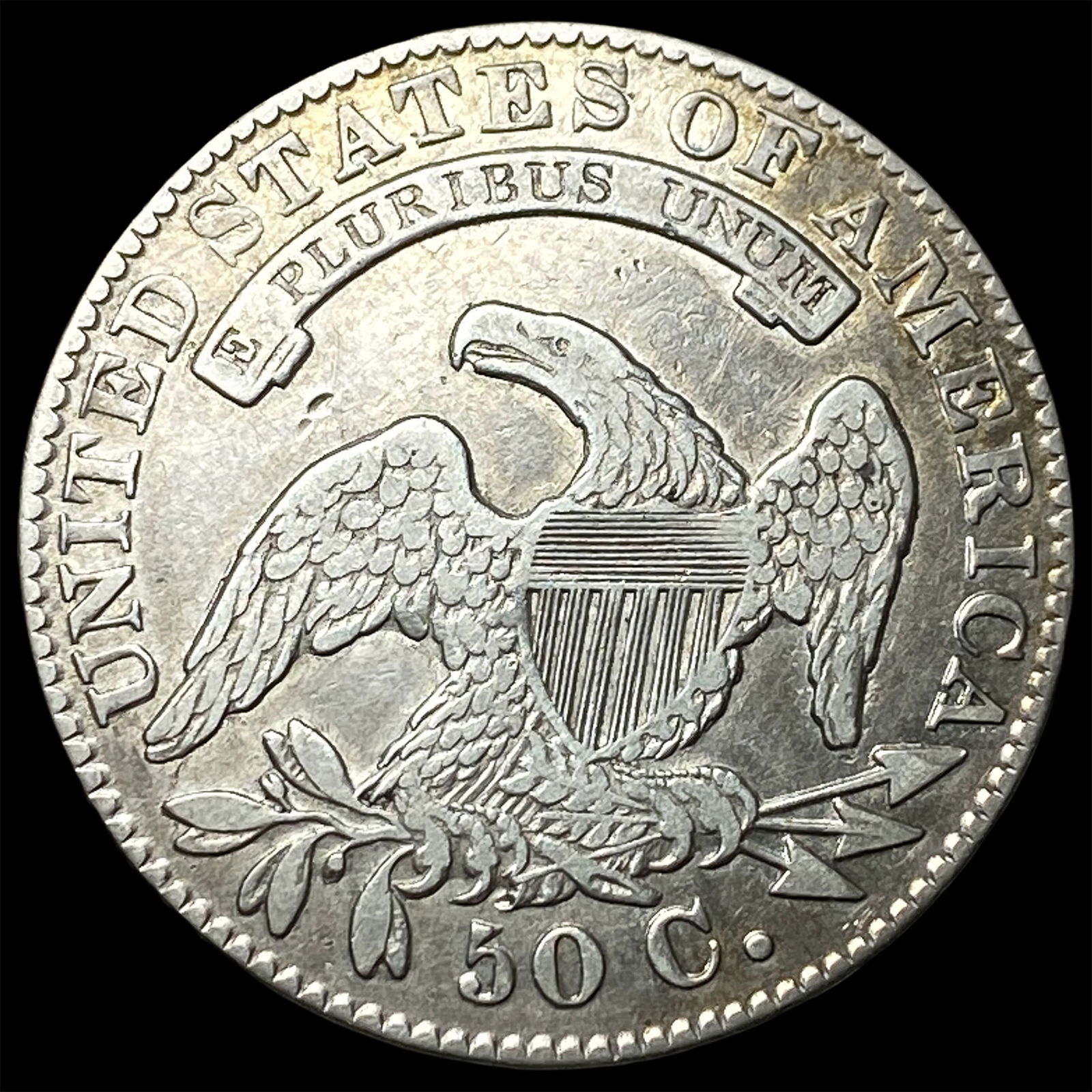 1832 Capped Bust Half Dollar LIGHTLY CIRCULATED - 2