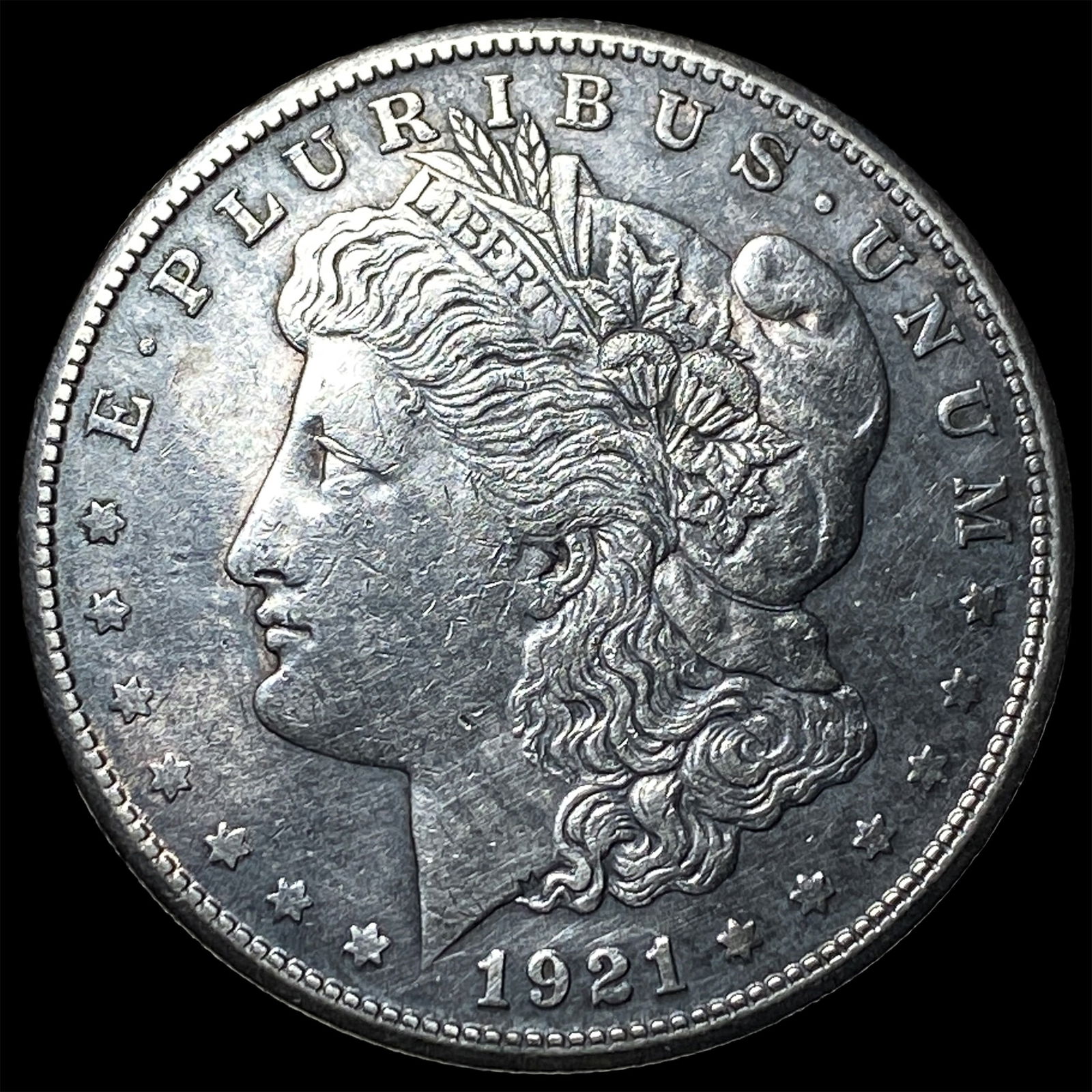 1921 Silver Morgan Dollar CLOSELY UNCIRCULATED: 1921 Silver Morgan Dollar CLOSELY UNCIRCULATED