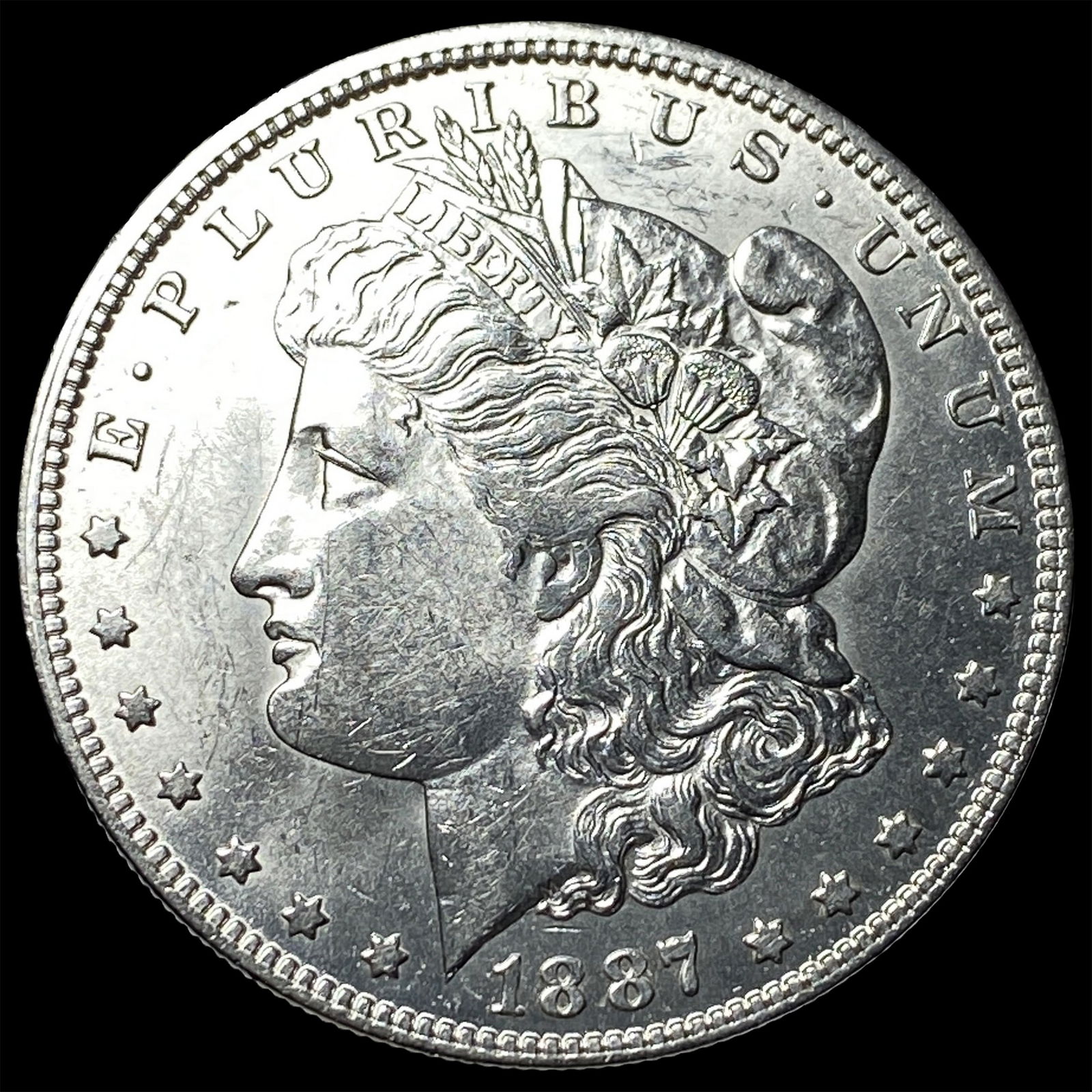 1887-O Silver Morgan Dollar CHOICE BU: 1887-O Silver Morgan Dollar CHOICE BU
