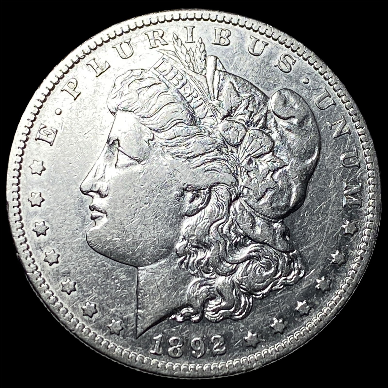 1892 Morgan Silver Dollar UNCIRCULATED: 1892 Morgan Silver Dollar UNCIRCULATED