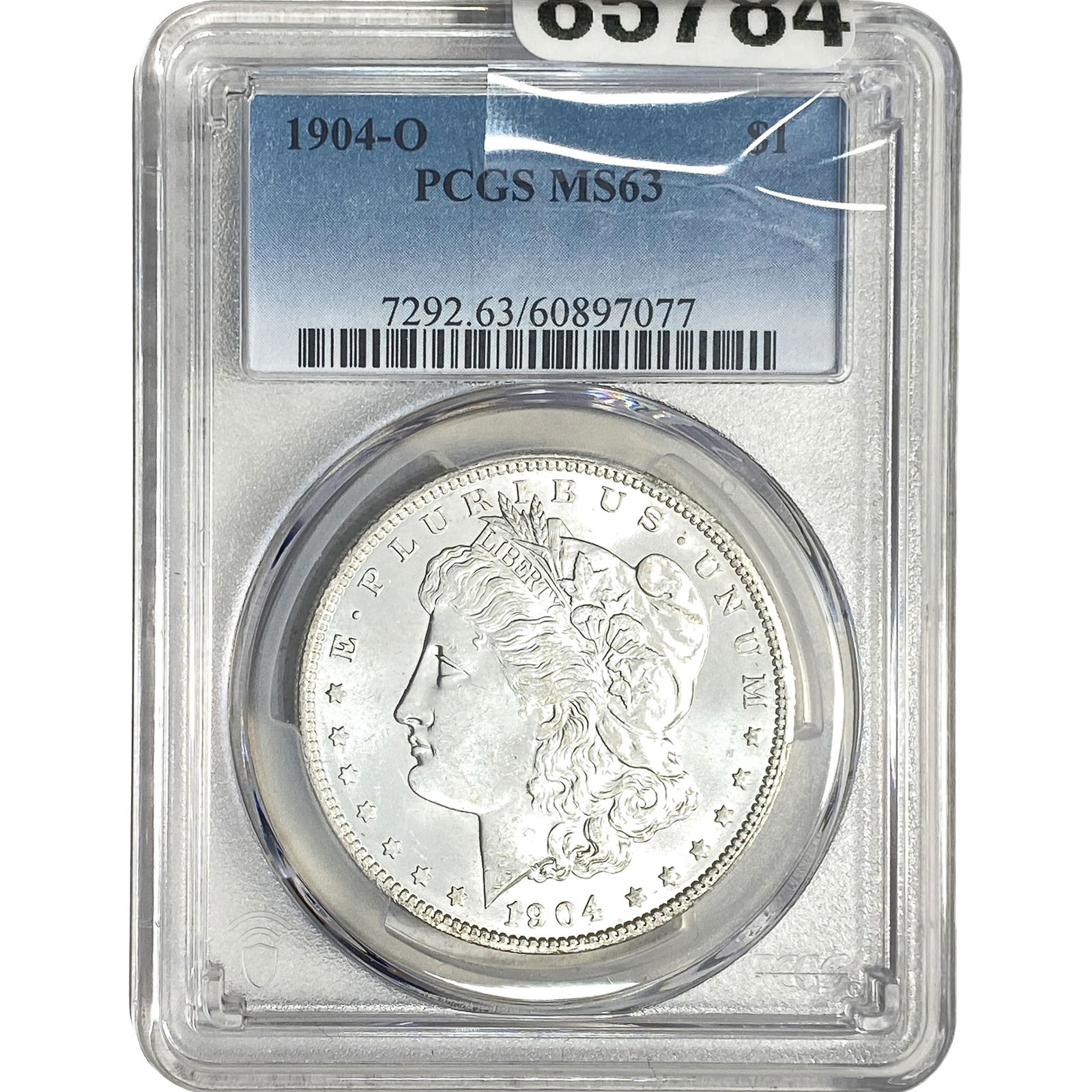 1904-O Morgan Silver Dollar PCGS MS63: 1904-O Morgan Silver Dollar PCGS MS63