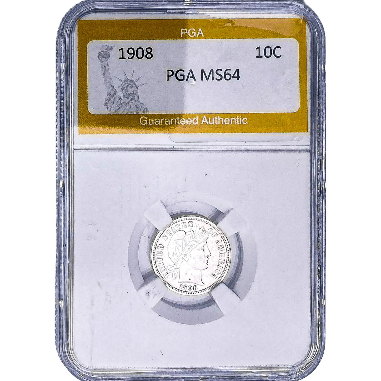 1908 Barber Dime PGA MS64 (1 of 2)